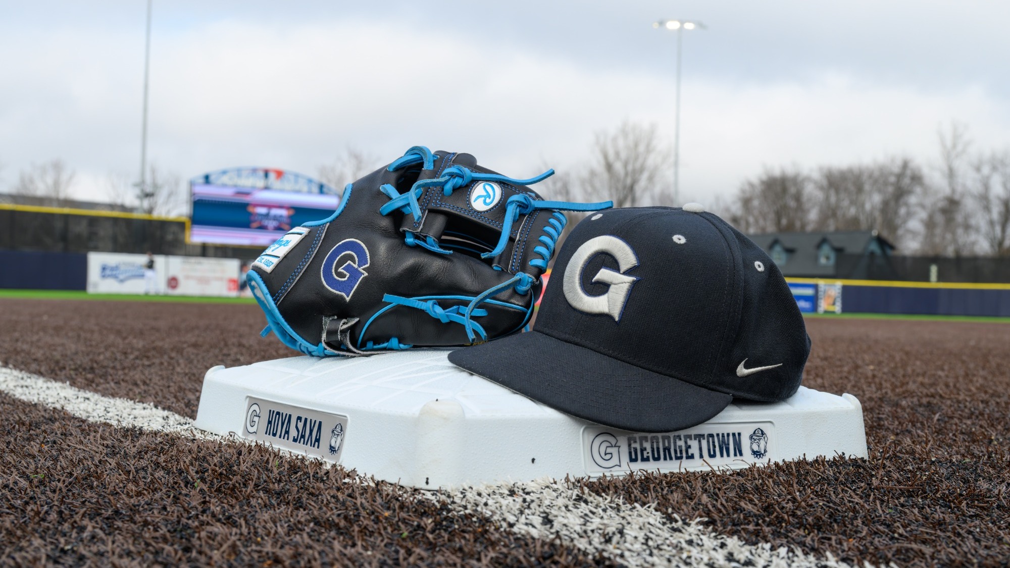 Baseball Hat and Glove