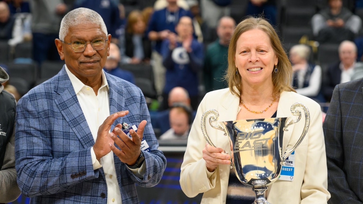 Lee Reed and Val Ackerman