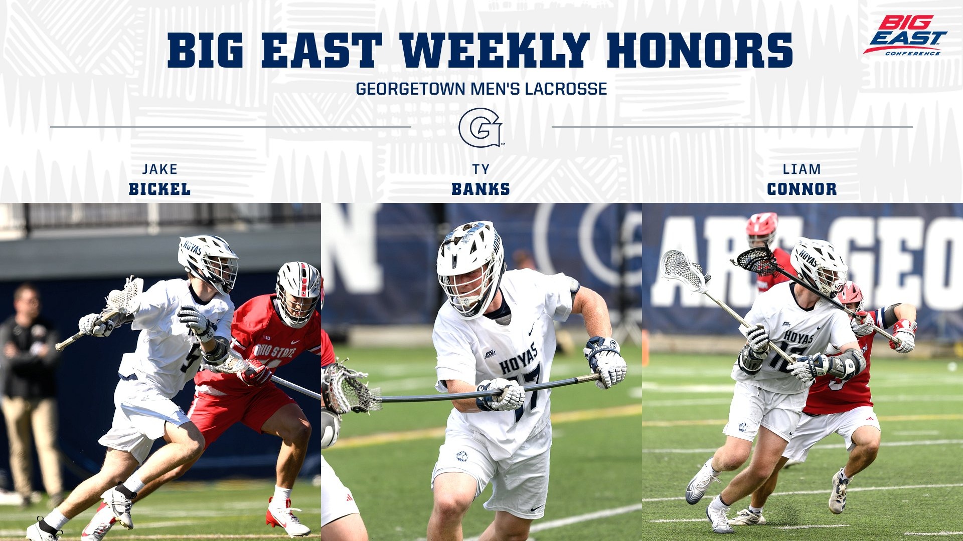 BIG EAST Men's Lacrosse Weekly Awards - 042026