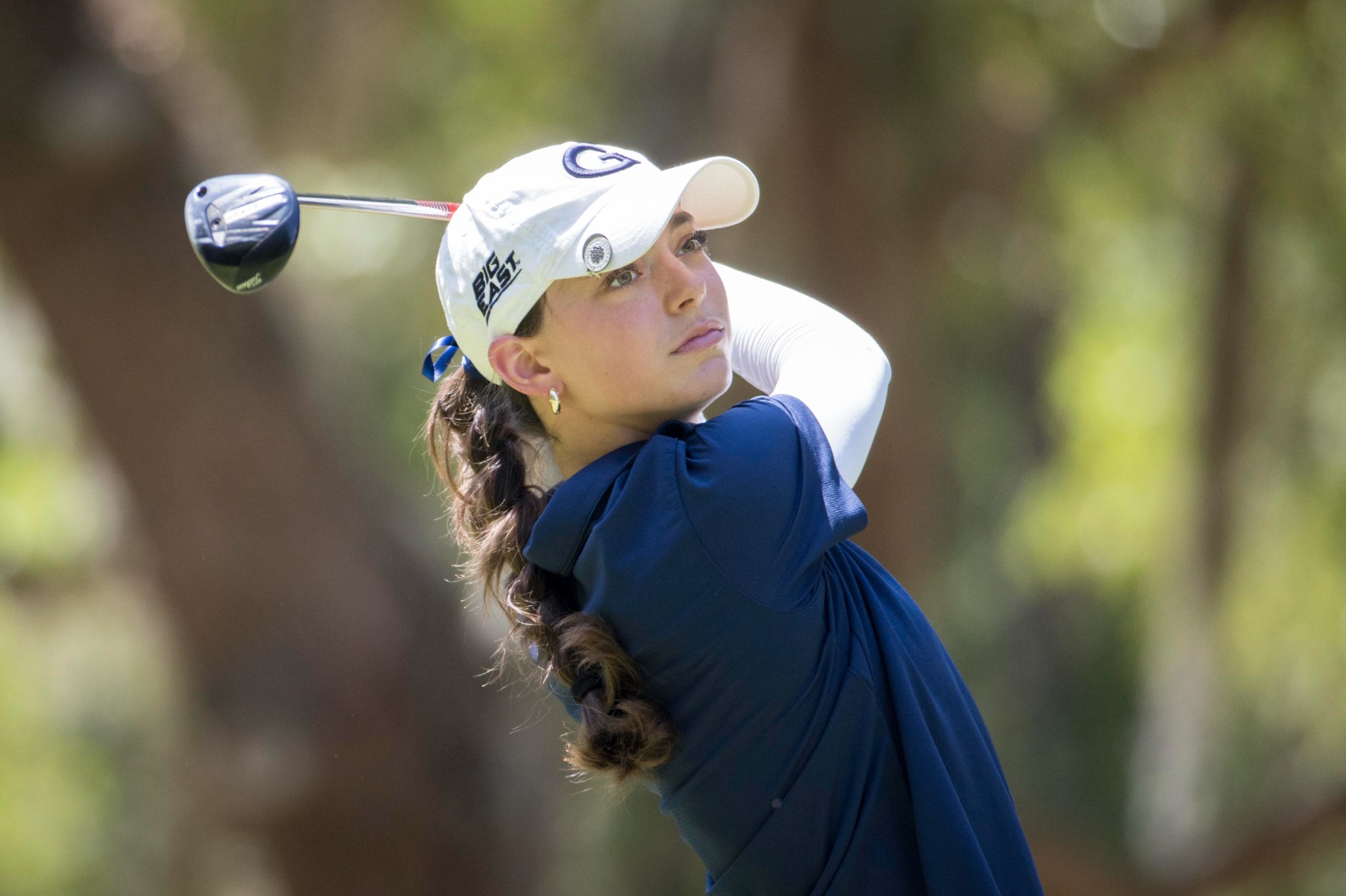 Women from the BIG EAST Conference play during the first round of the BIG EAST Women’s Golf Championship on Saturday, April 25, 2026, in Callawassie Island S.C. (BIG EAST/Photo by Stephen B. Morton)