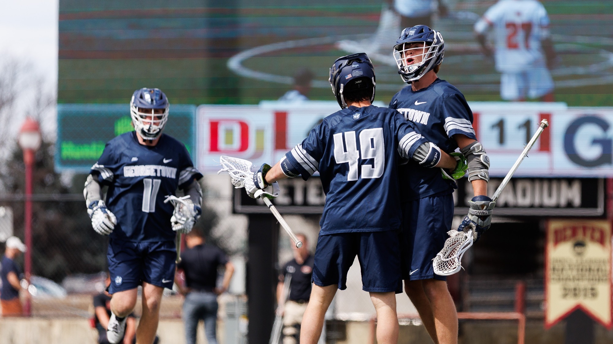 Men's Lacrosse Celebration