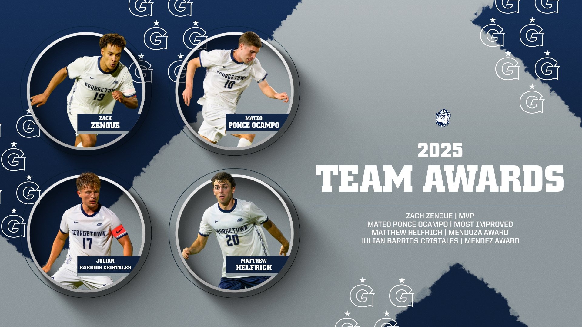 2025 Men's Soccer Award Winners
