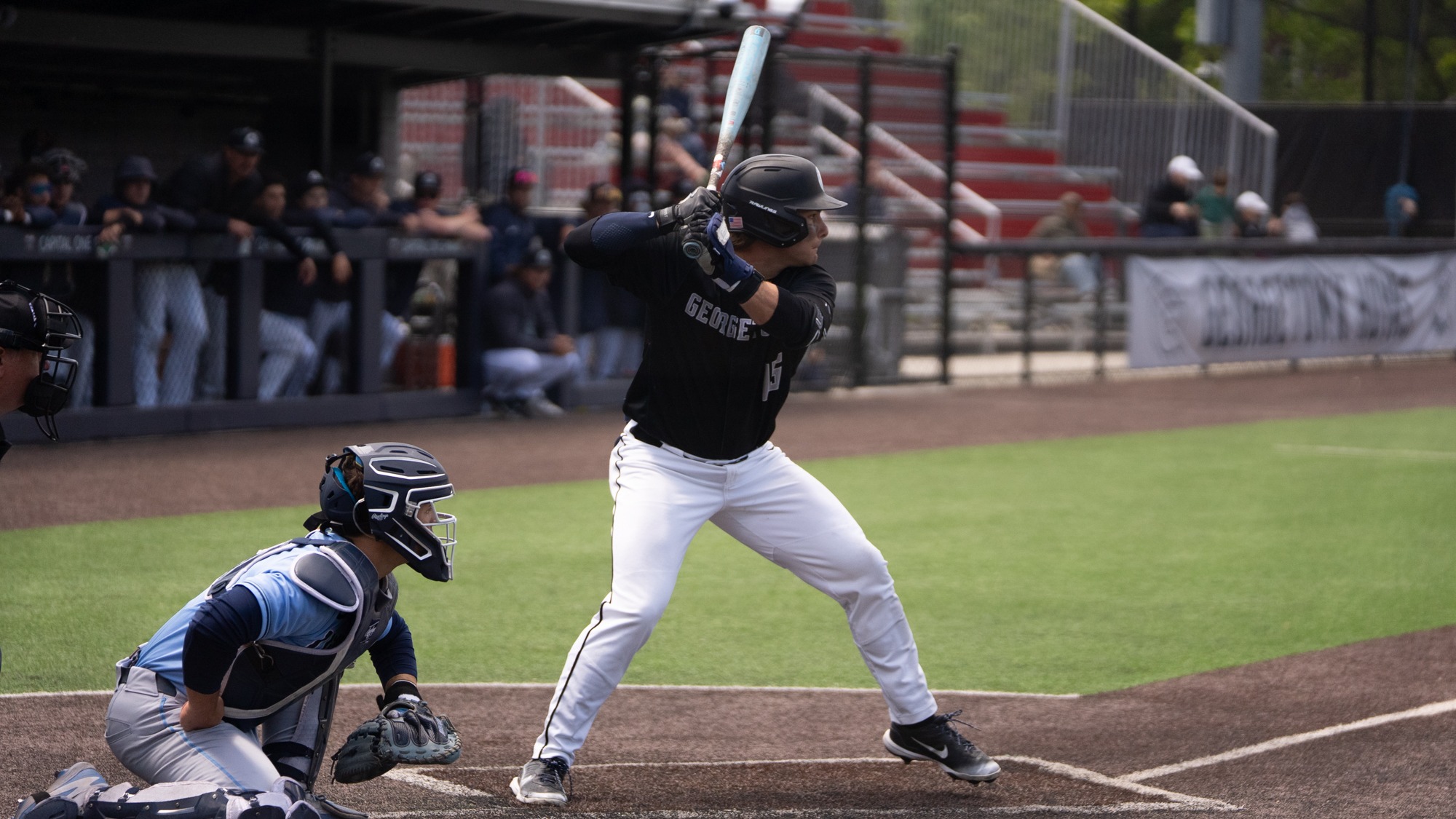 Connor Peek Batting vs. Villanova