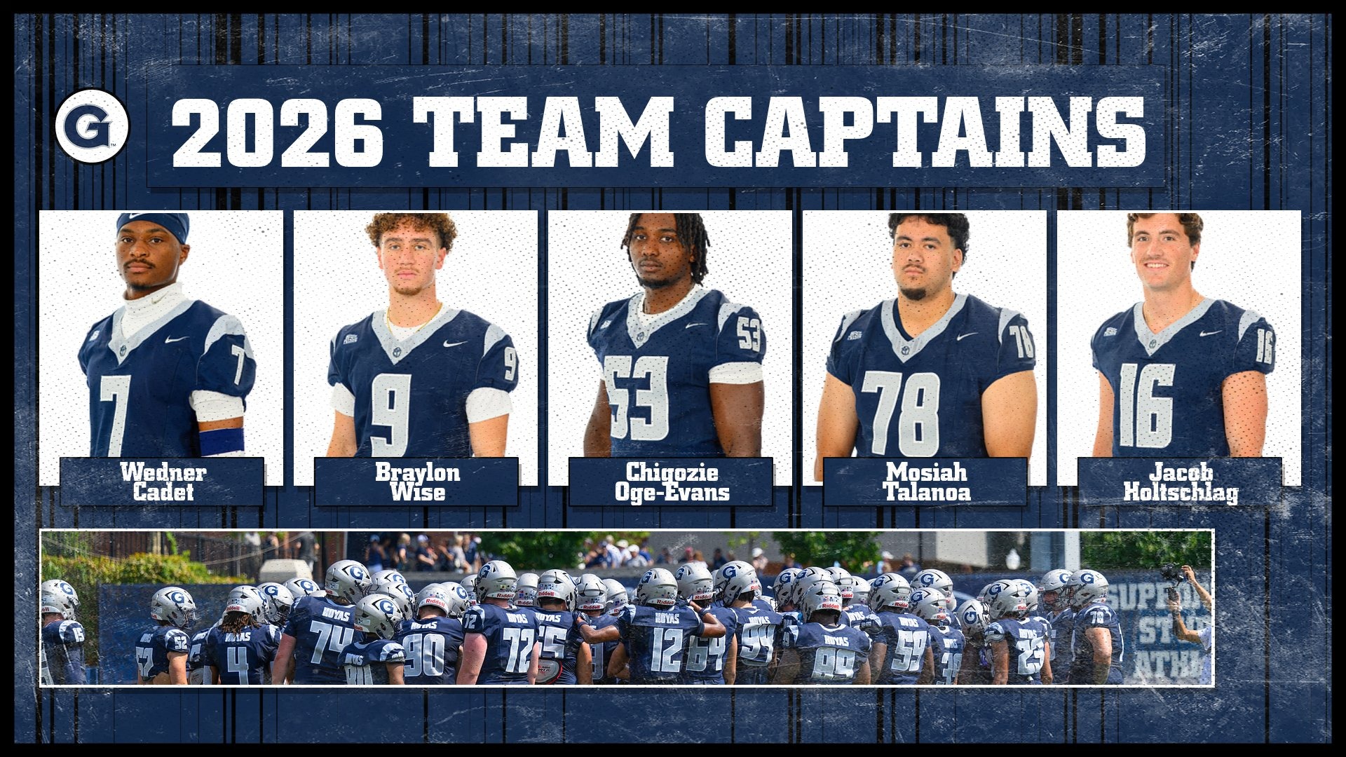 2026 Football Captains