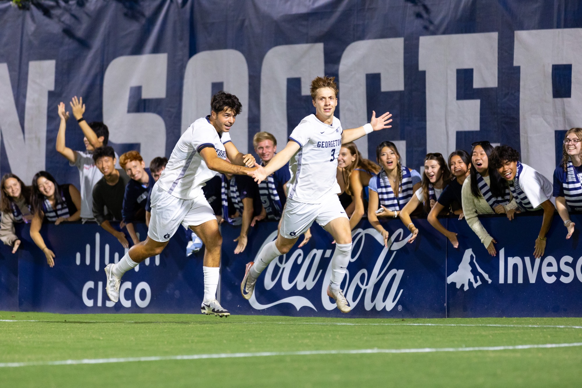 Men’s Soccer v. High Point University at Shaw Field in Washington, D.C., on Sept. 11, 2026. (Riley N. Sims/Georgetown Athletics)