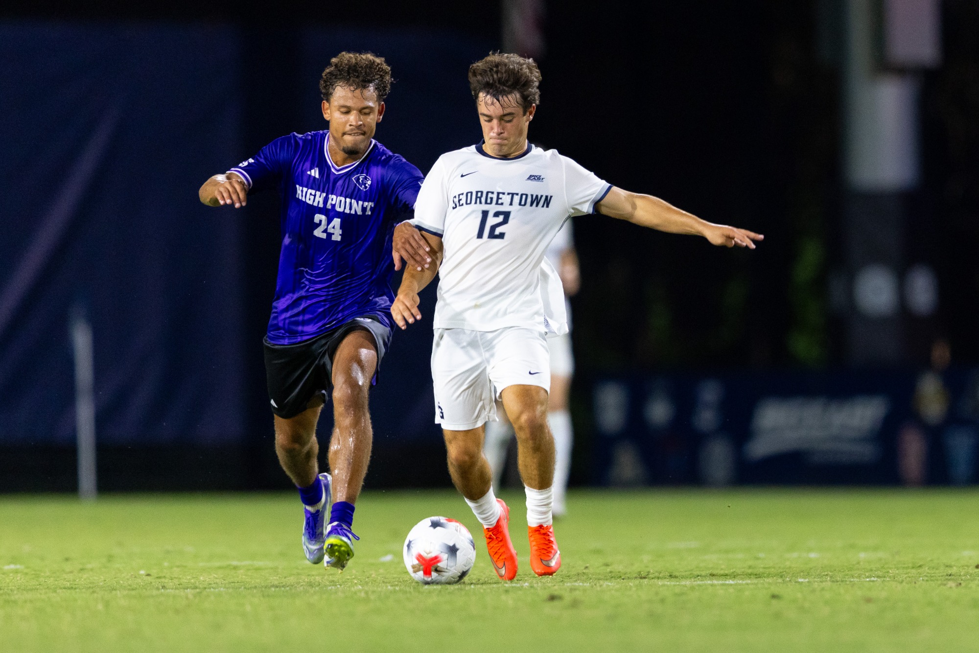 Men’s Soccer v. High Point University at Shaw Field in Washington, D.C., on Sept. 11, 2026. (Riley N. Sims/Georgetown Athletics)