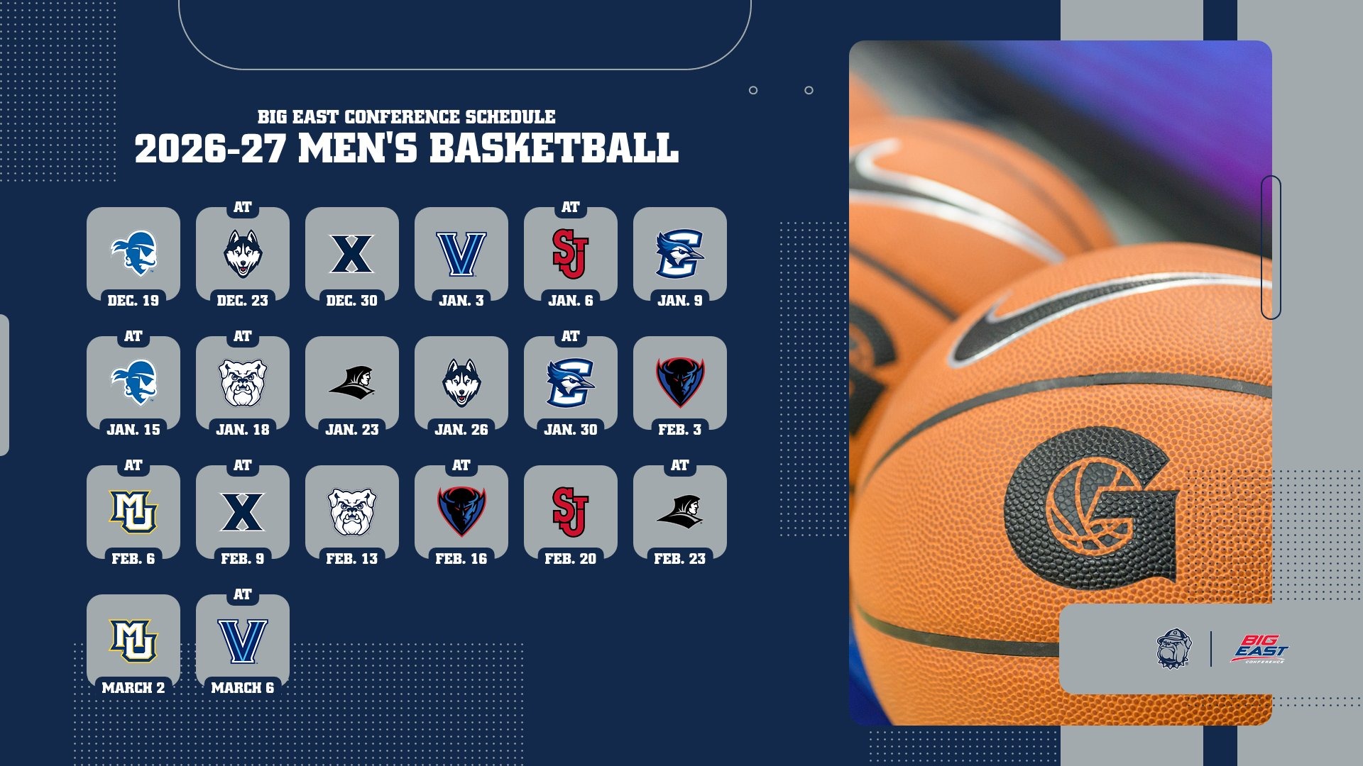 2026-27 MBB Conference Schedule - Graphic