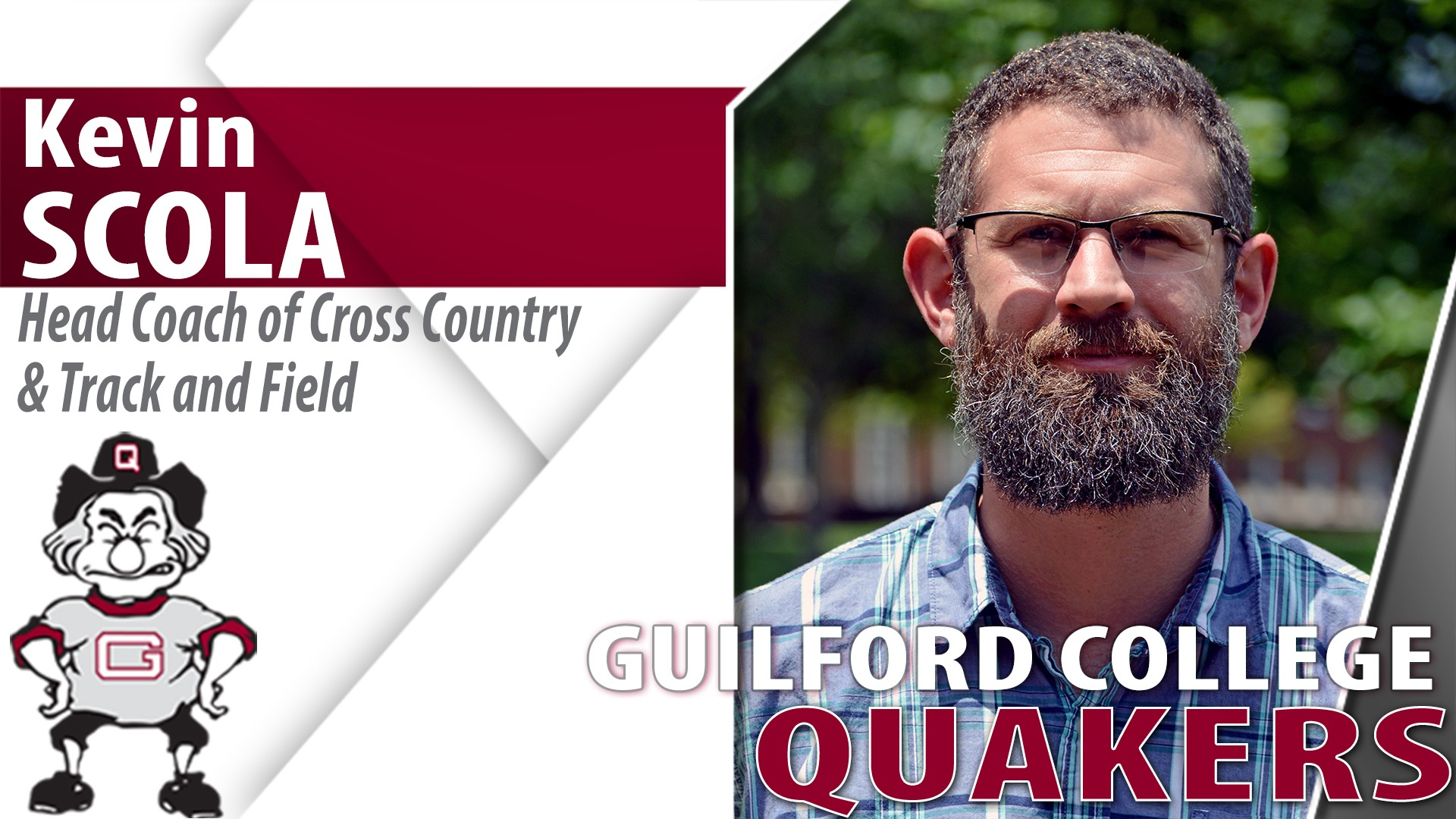 Scola Introduced as Cross Country & Track and Field Head Coach Guilford College