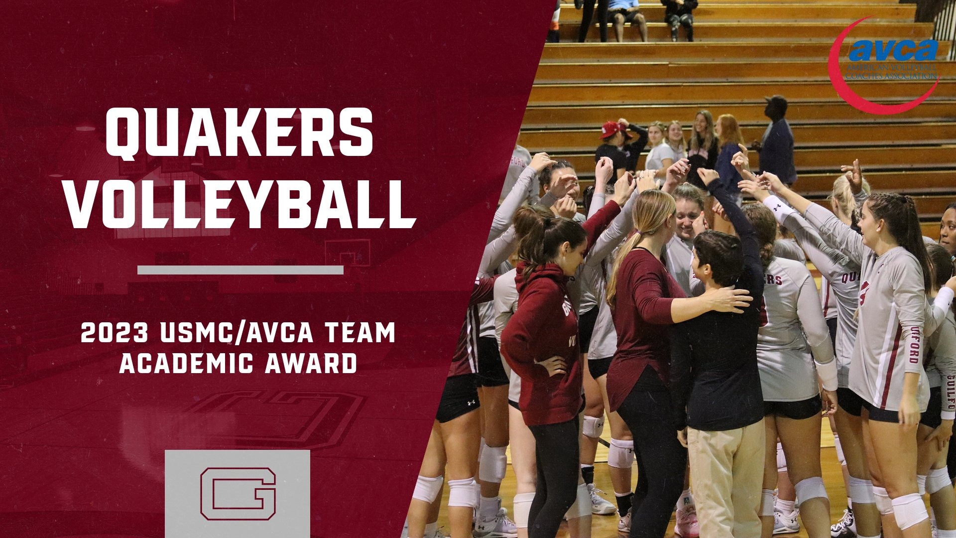 Women's Volleyball receives AVCA Academic Award Guilford College