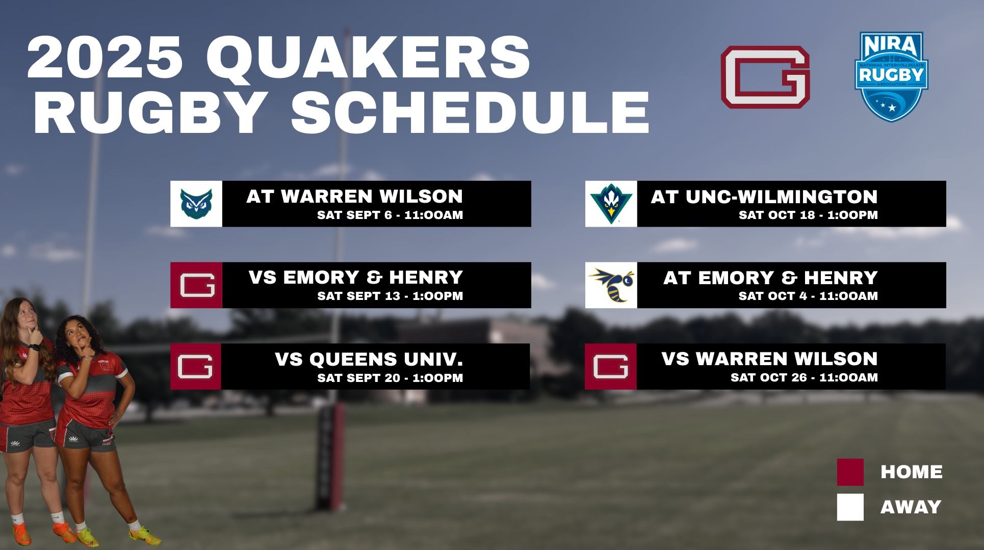 Rugby Schedule Release 2025