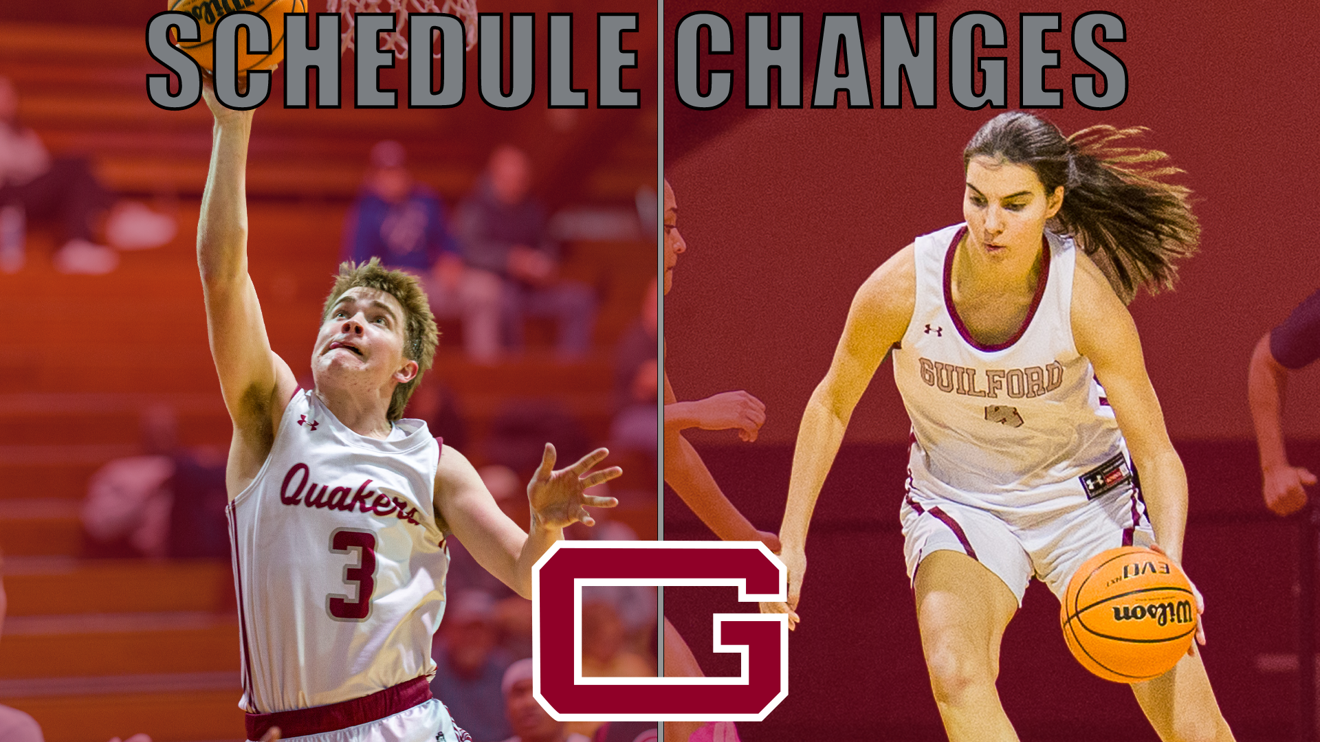 Schedule Changes 1-23