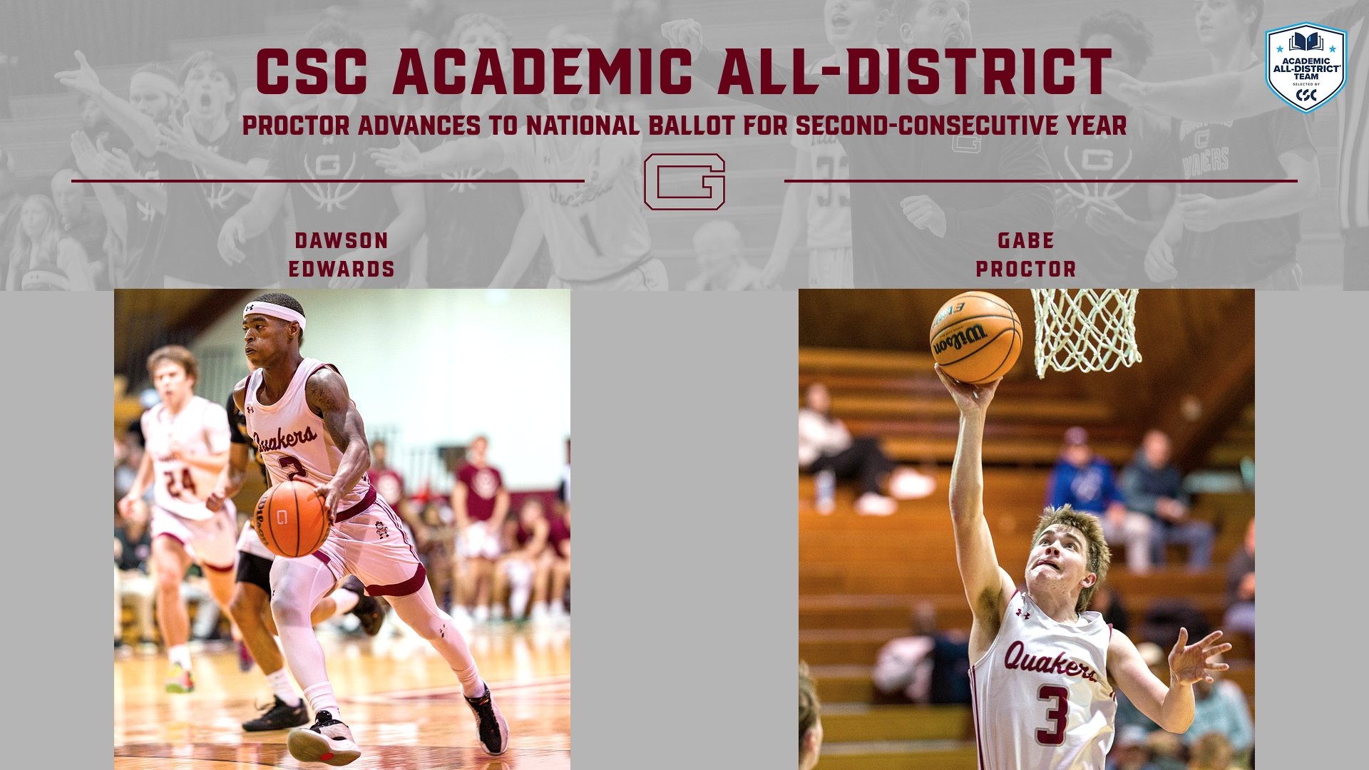 MBB Academic All-District 2026