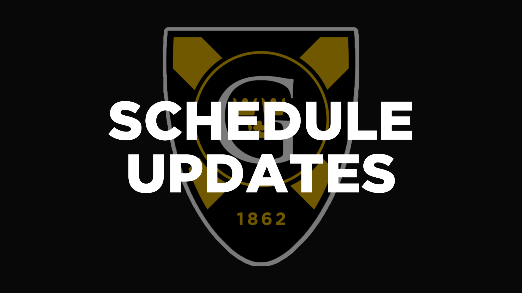 Schedule Changes