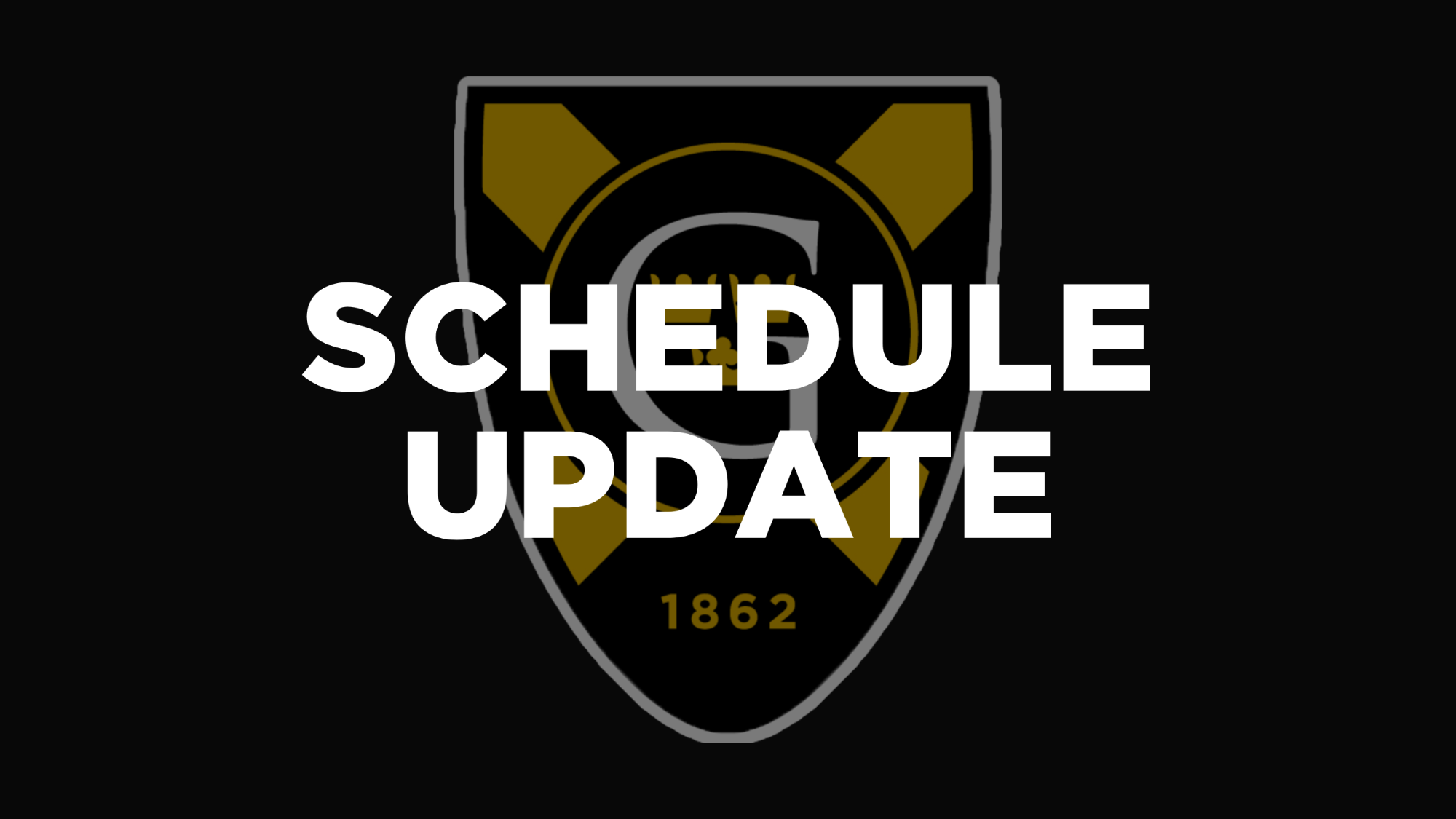 Schedule Update