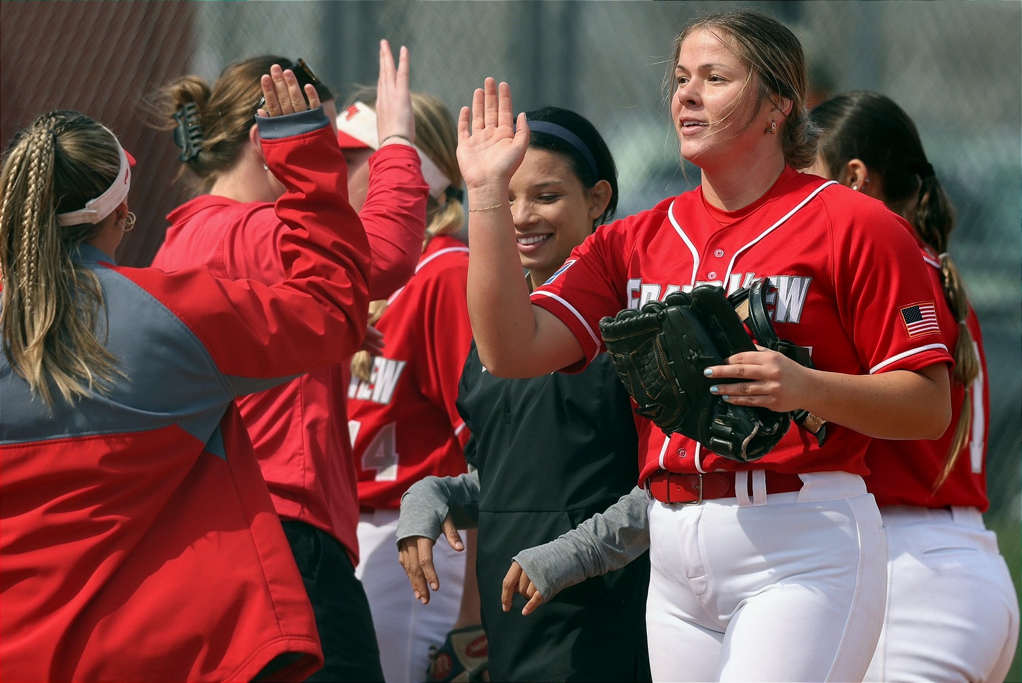Walljasper Collects High-Fives After Tossing Perfect Game 