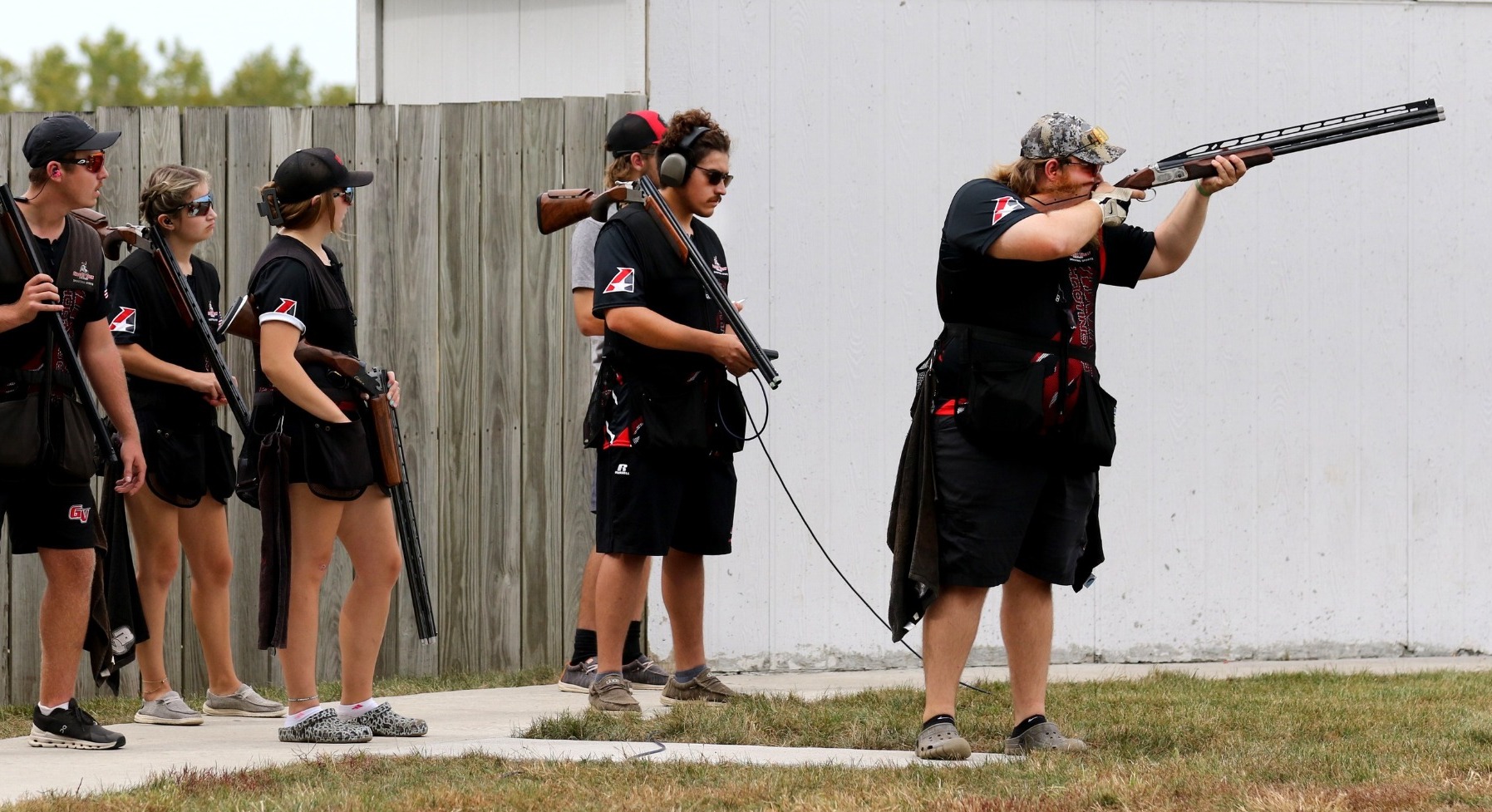 Shotgunners Watching Haynes 