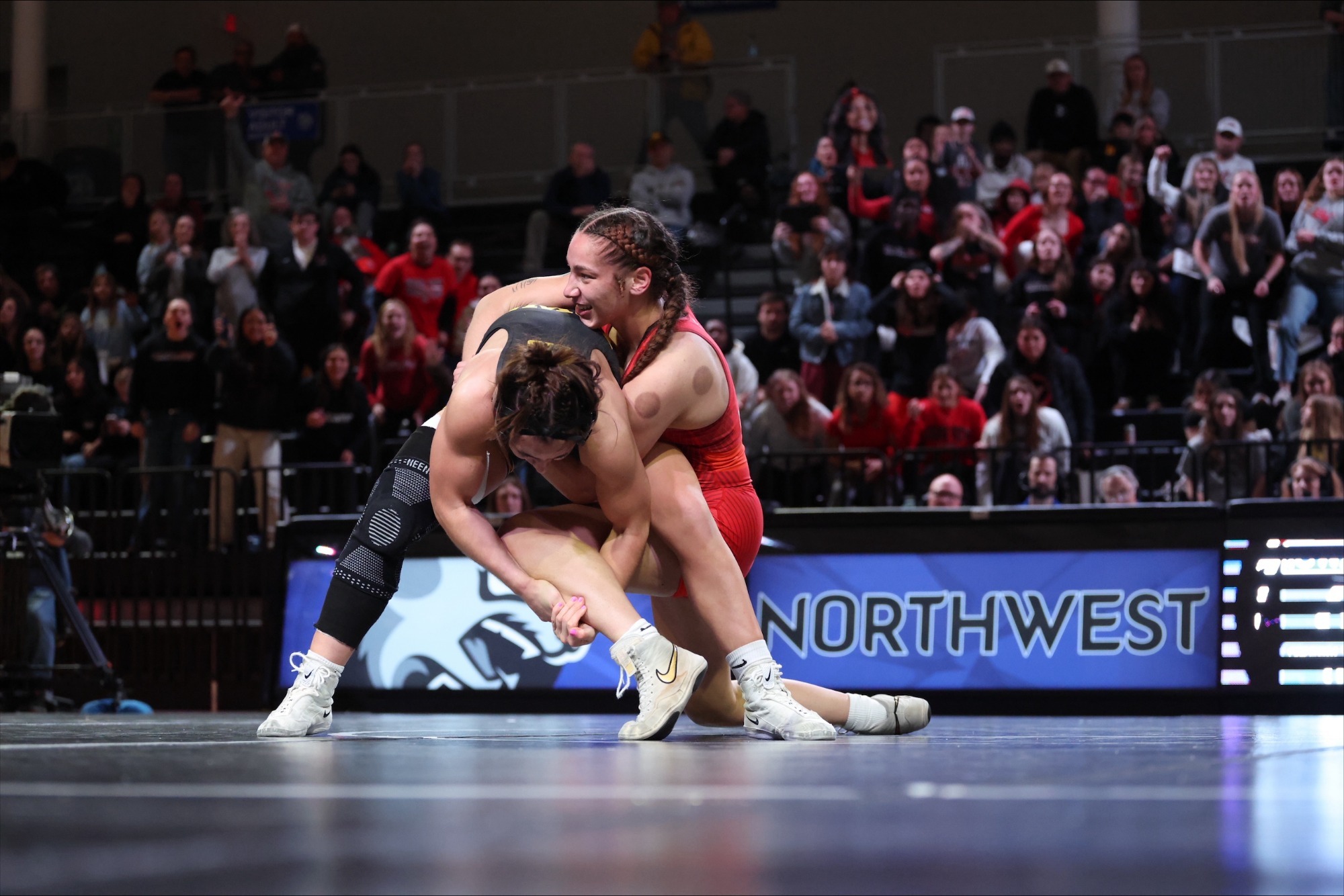 Grand View Women's Wrestling vs Iowa article