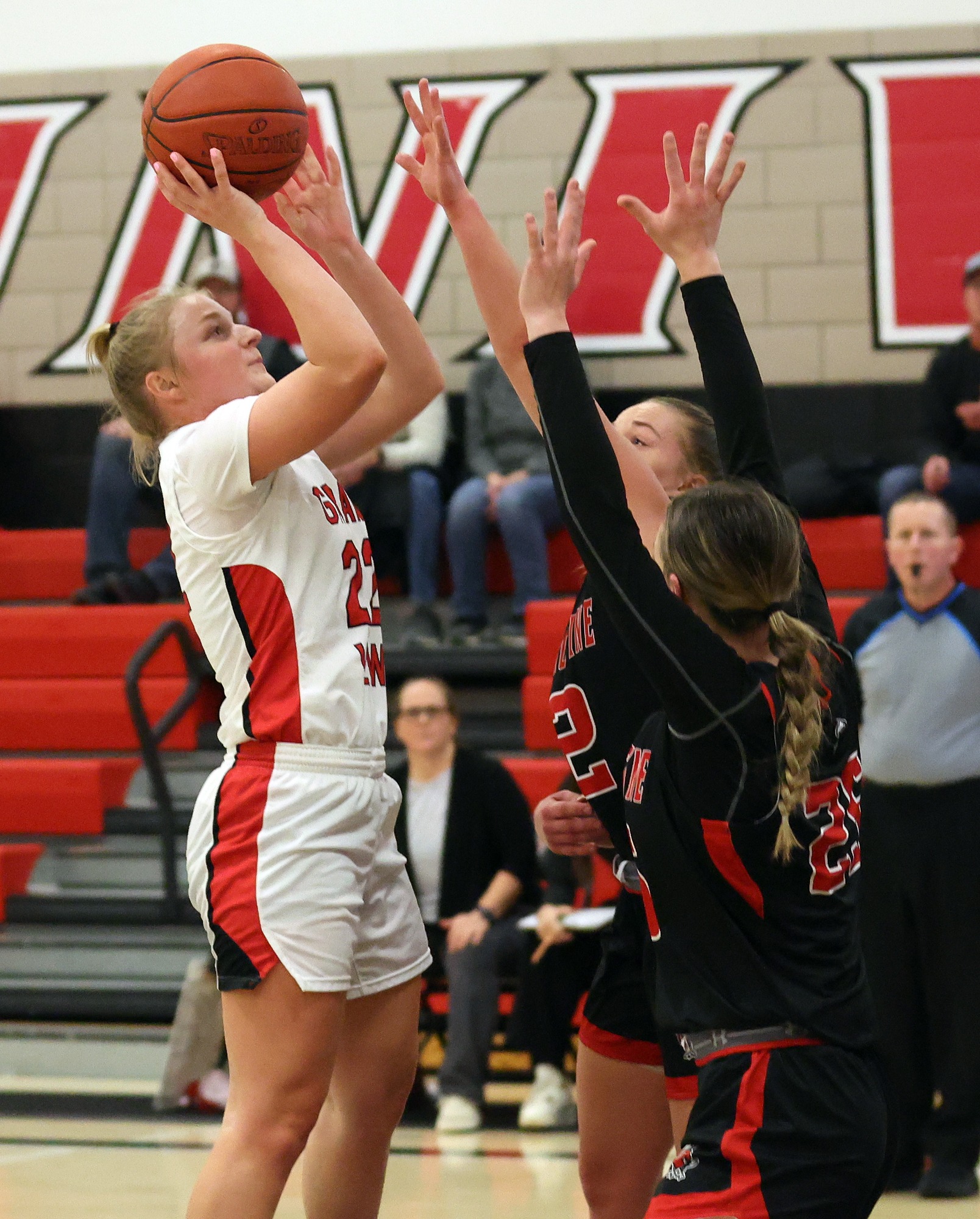 Anna Gossling, 22,   2.3.2025. GVU Women’s Basketball vs Benedictine.. 
