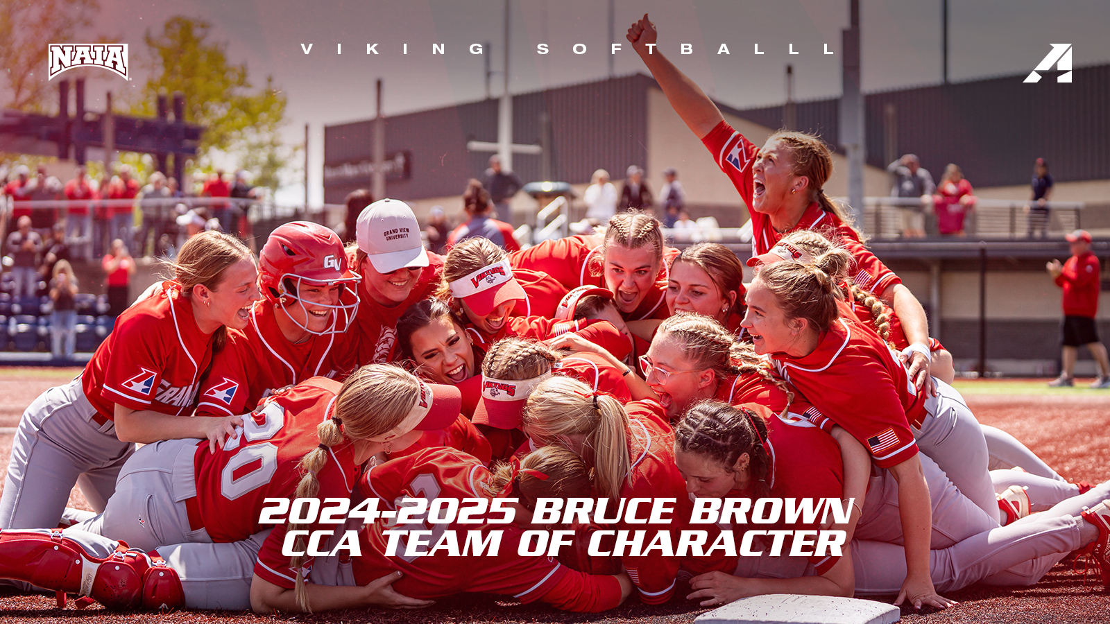 Softball wins the Champions of Character NAIA recognition
