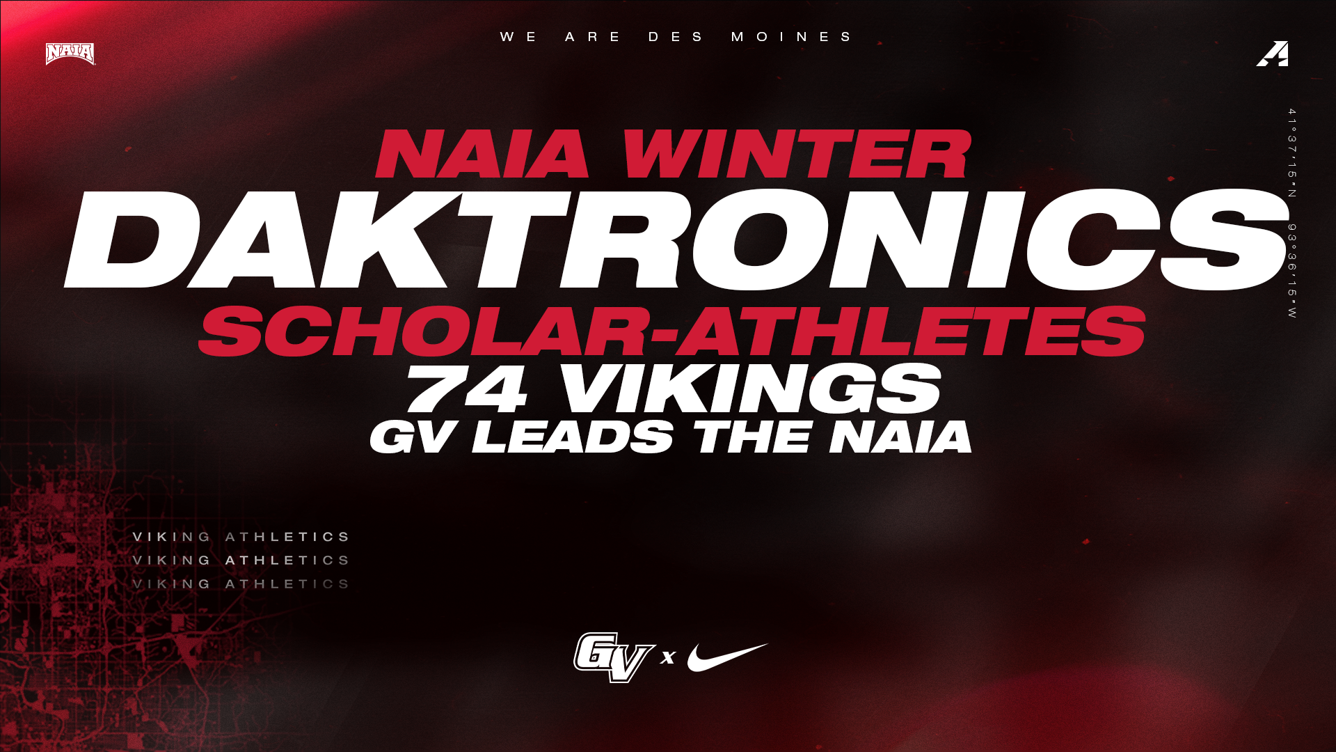 WINTER DAKRONICS SCHOLAR ATHLETES - ATHLETICS