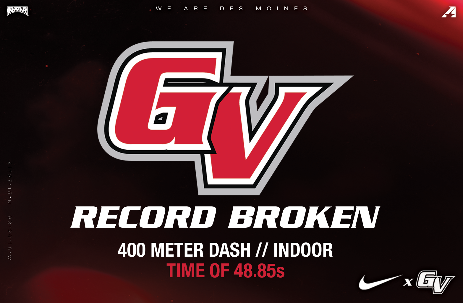 Travis Lembechwa breaks School record