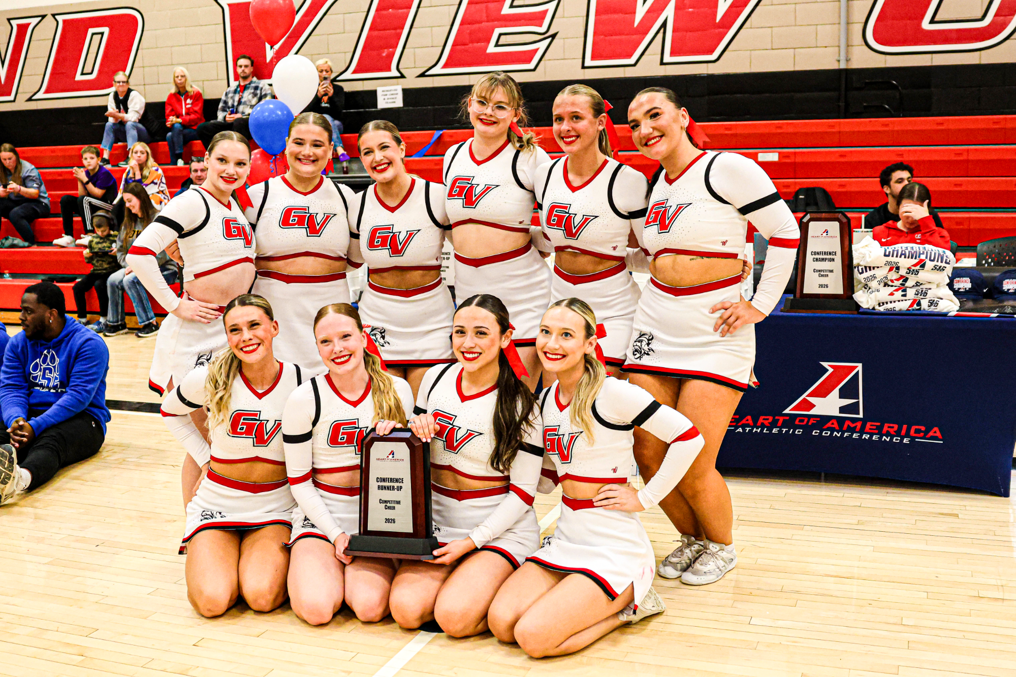 cheer second place heart of america championships