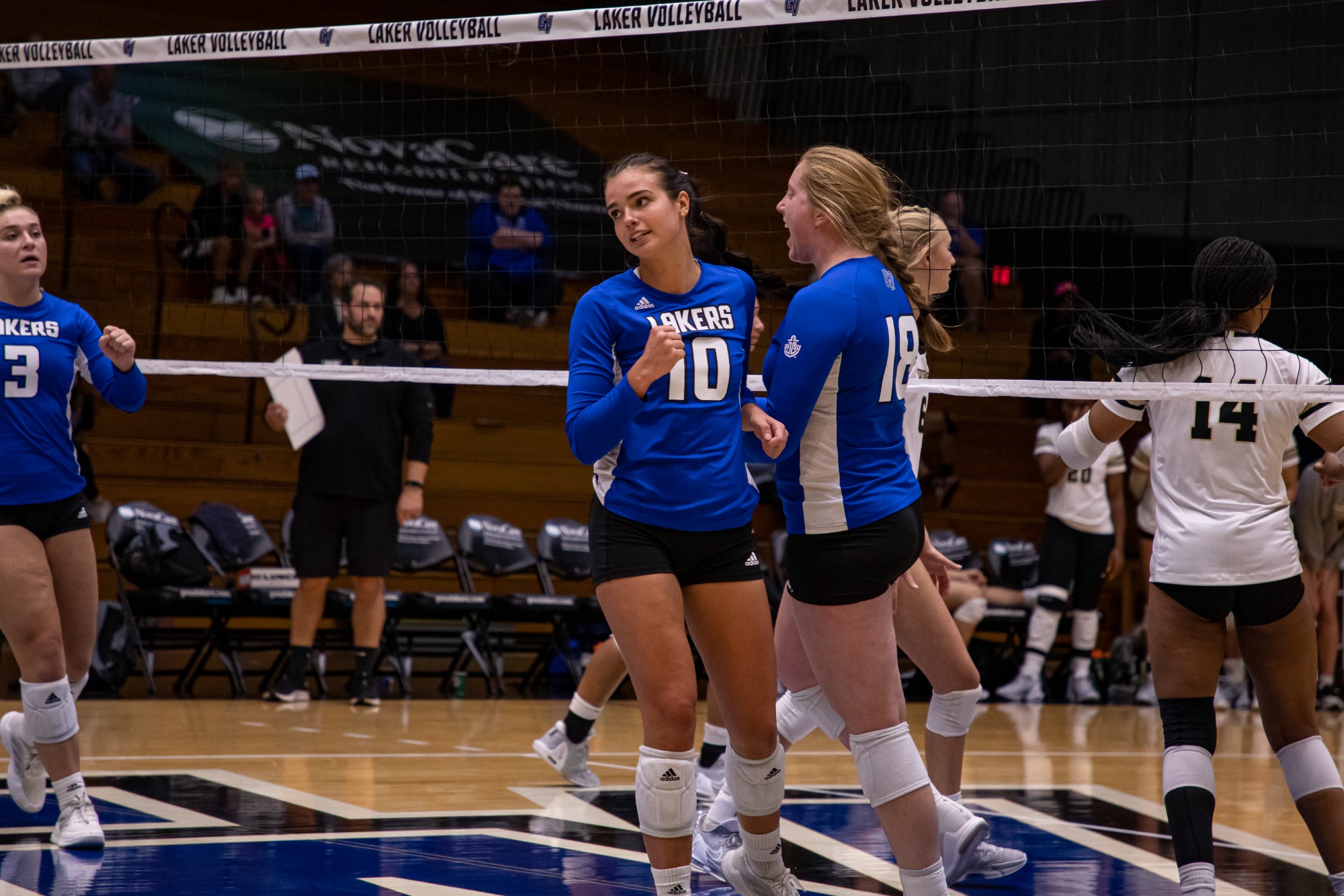 Volleyball Takes Down Davenport In Crosstown Showdown Grand Valley