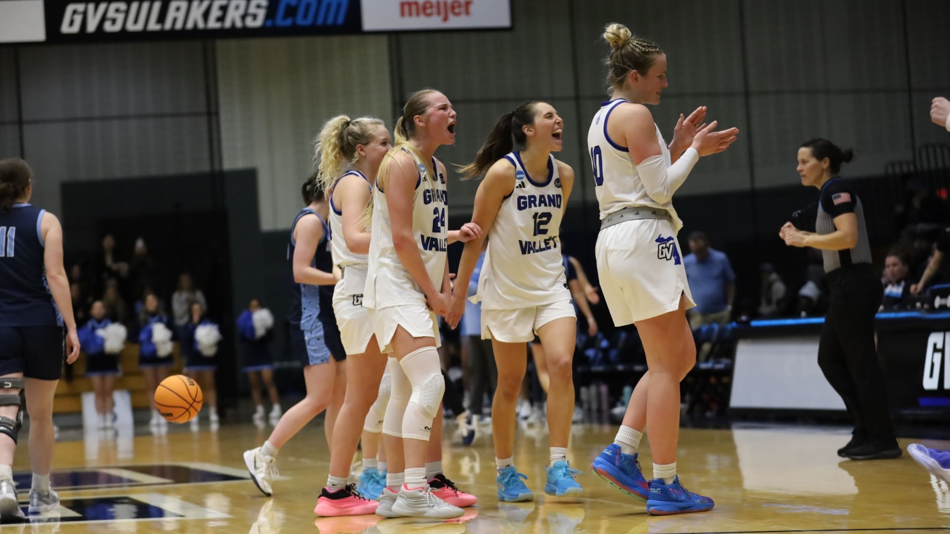 postgame clinching celebration