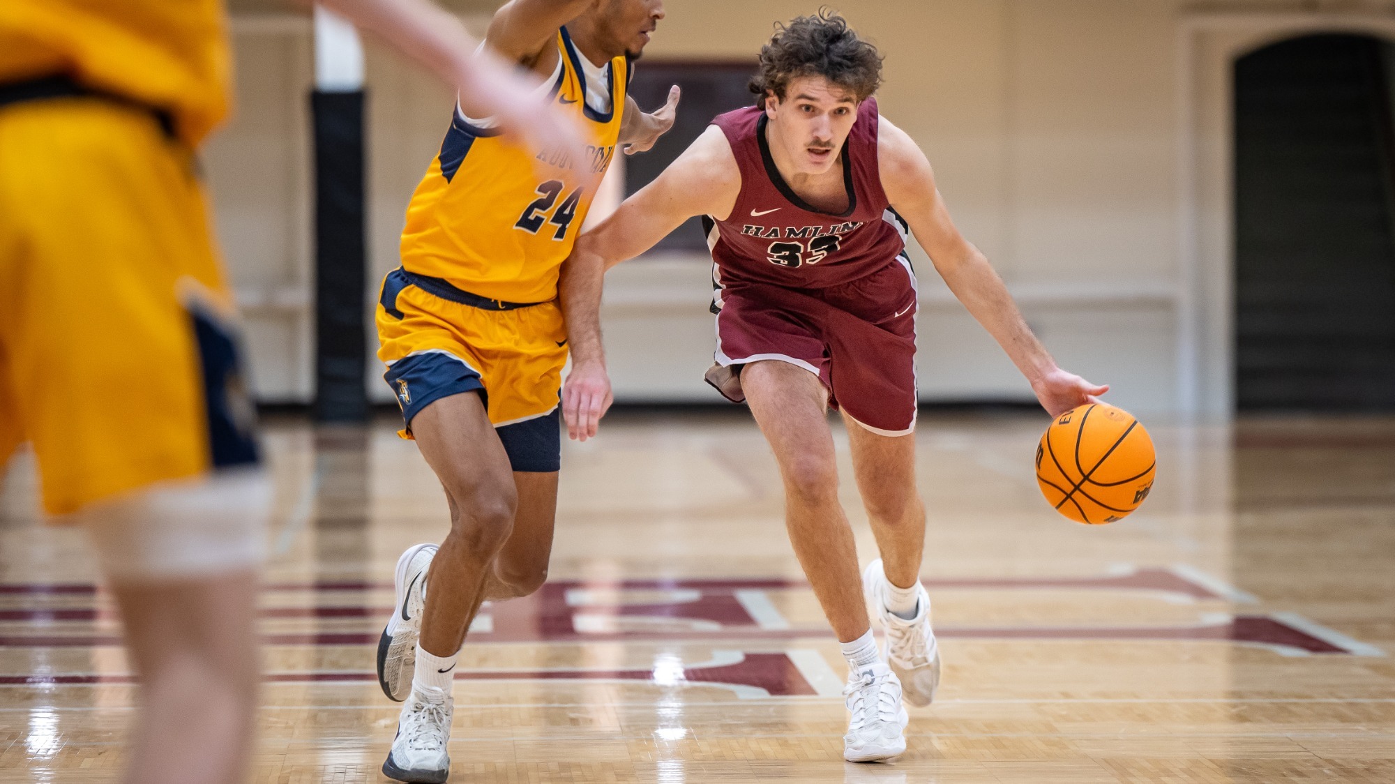 Dominic Dosmann, Hamline Men's Basketball vs Augustana