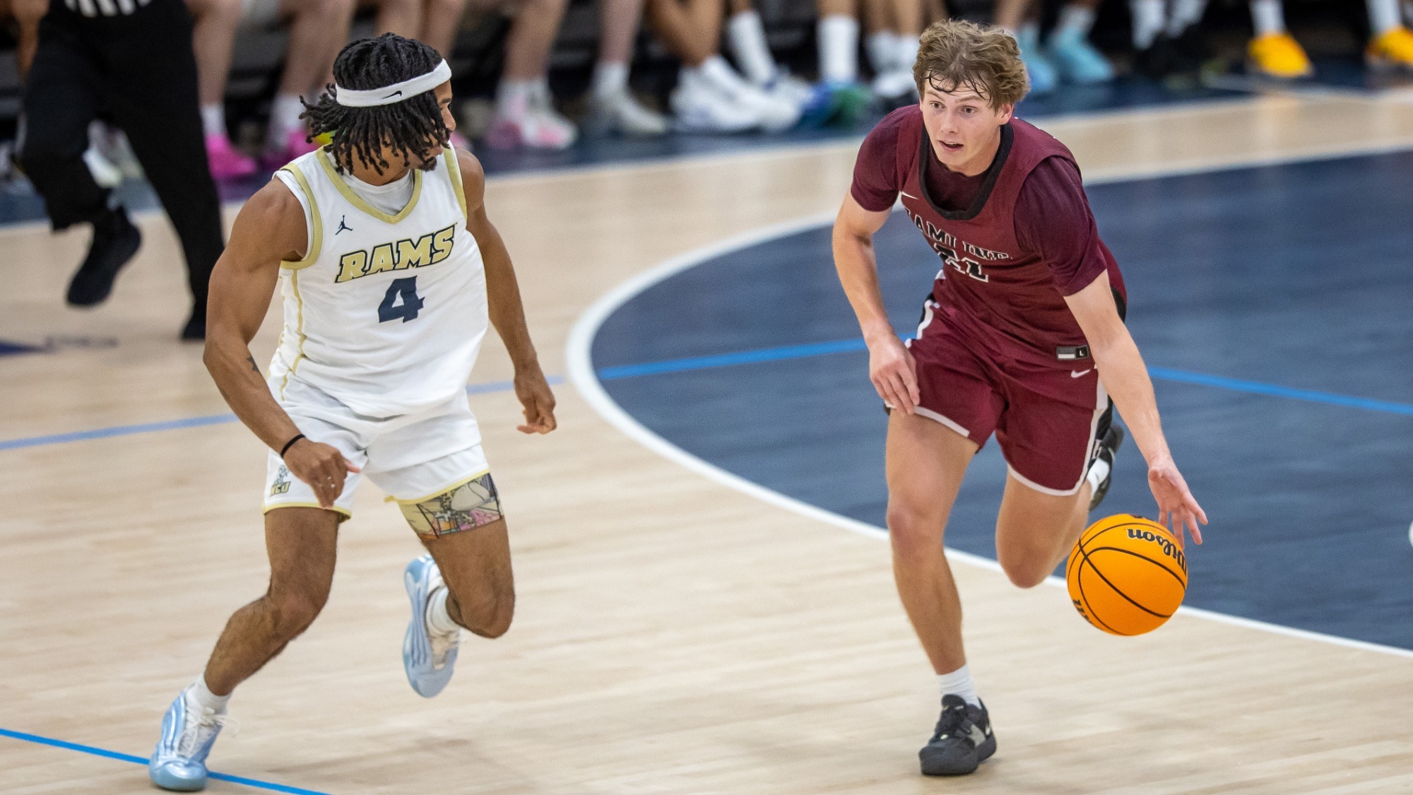 Brendan Ebel, Hamline Men's Basketball vs North Central