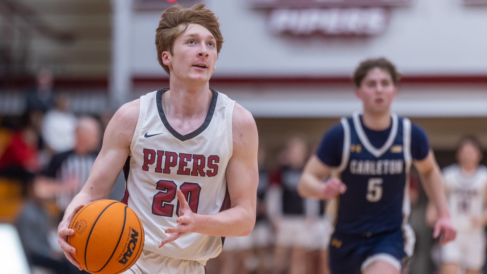 Braedy Laliberte, Hamline Men's Basketball vs Carleton