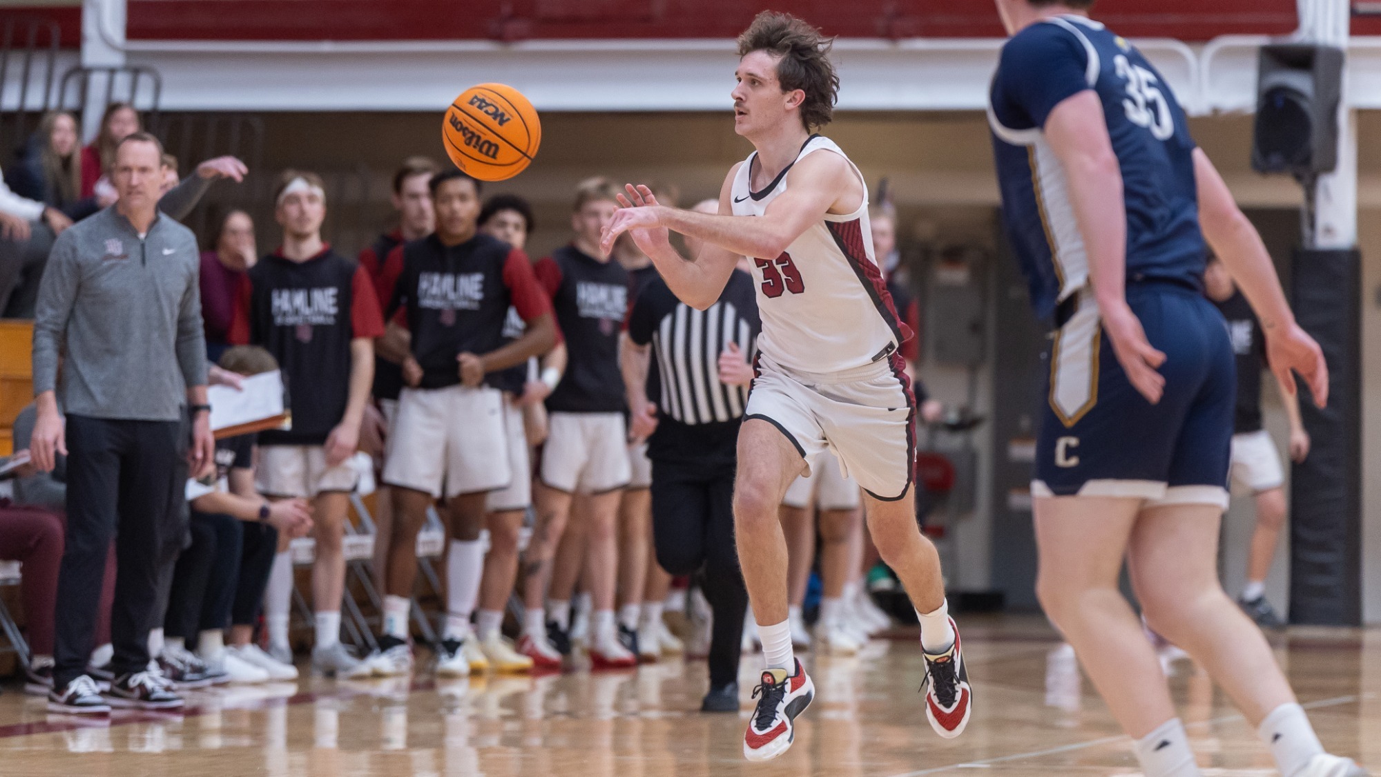 Dominic Dosmann, Hamline Men's Basketball vs Carleton
