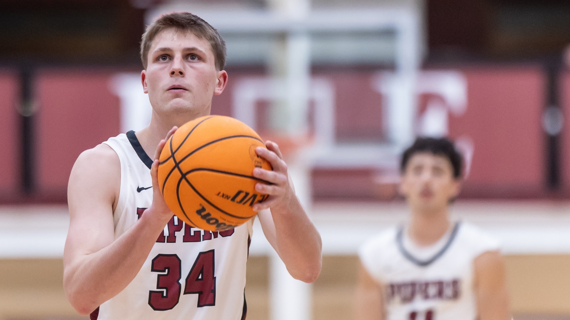 Dane DeDominces, Hamline Men's Basketball vs Carleton