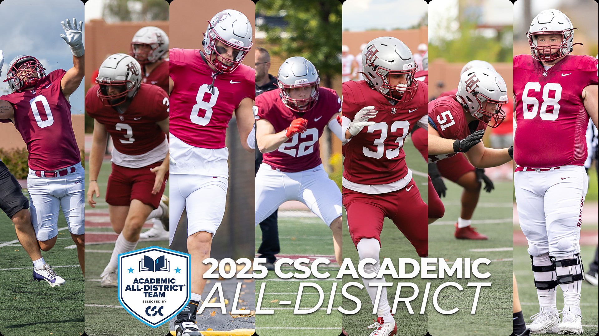 Football 2025 CSC Academic All-District