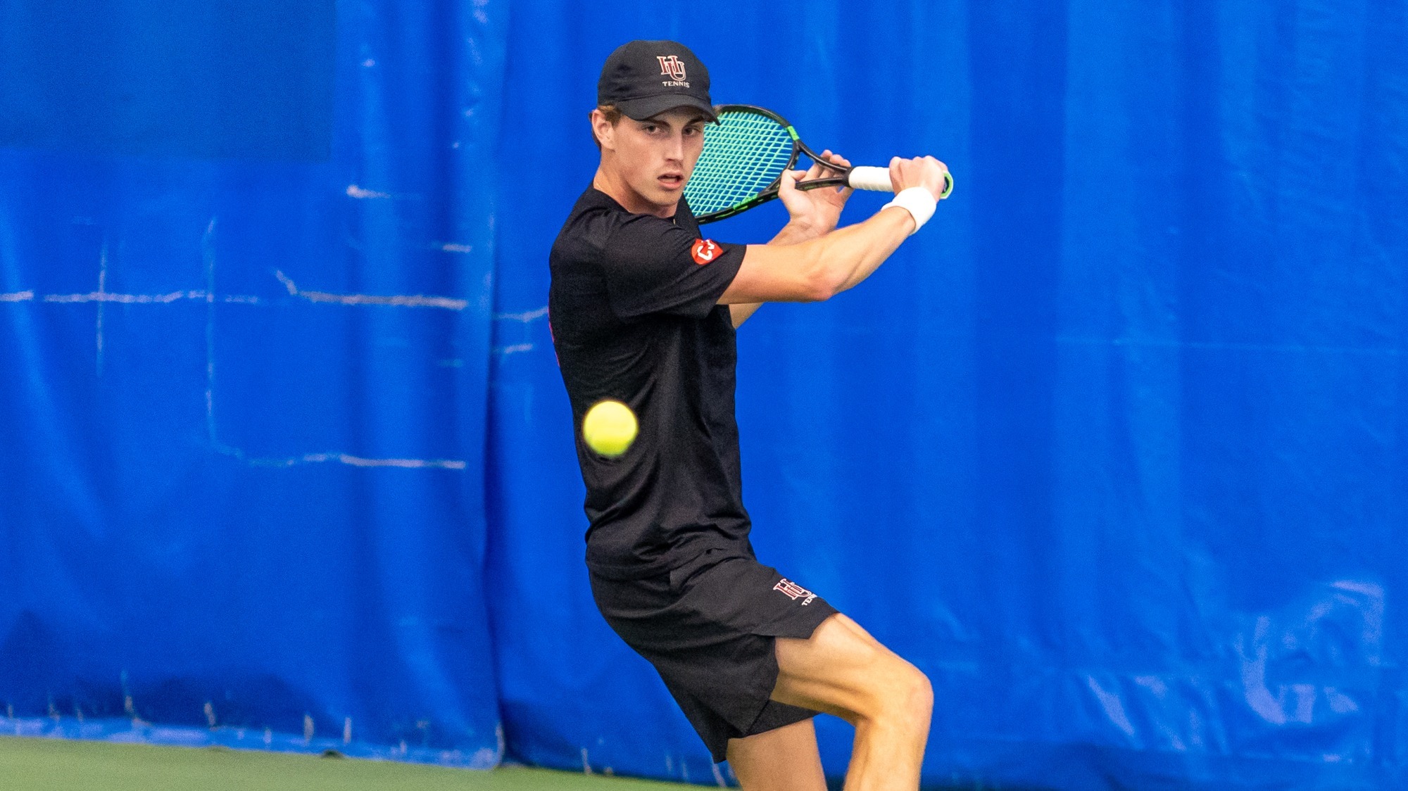 Wyatt Crowell, Hamline Men's Tennis vs St. Scholastica 