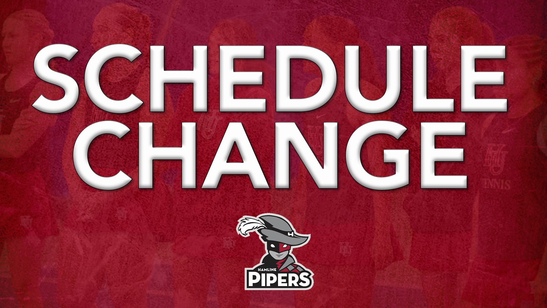 Schedule Change Tennis
