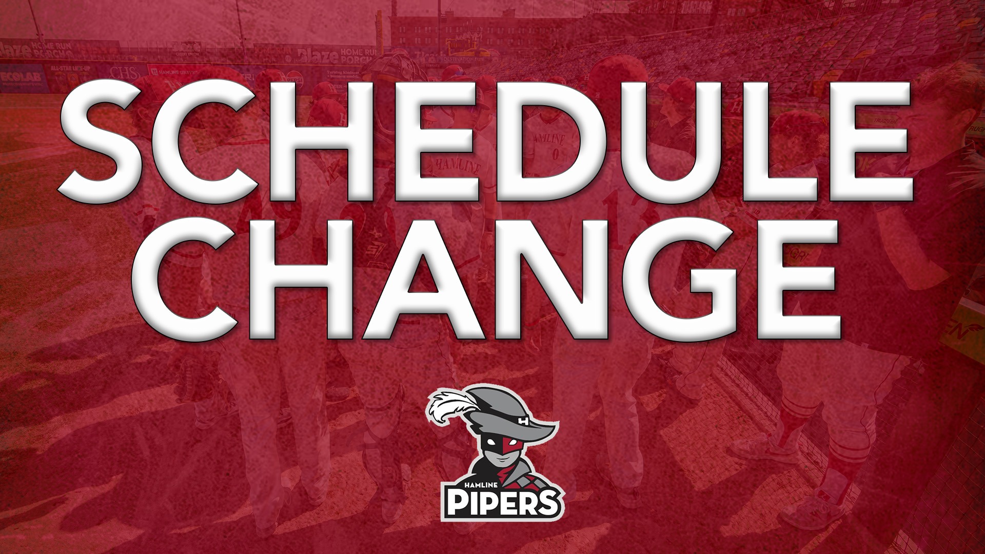 Schedule Change Baseball graphic
