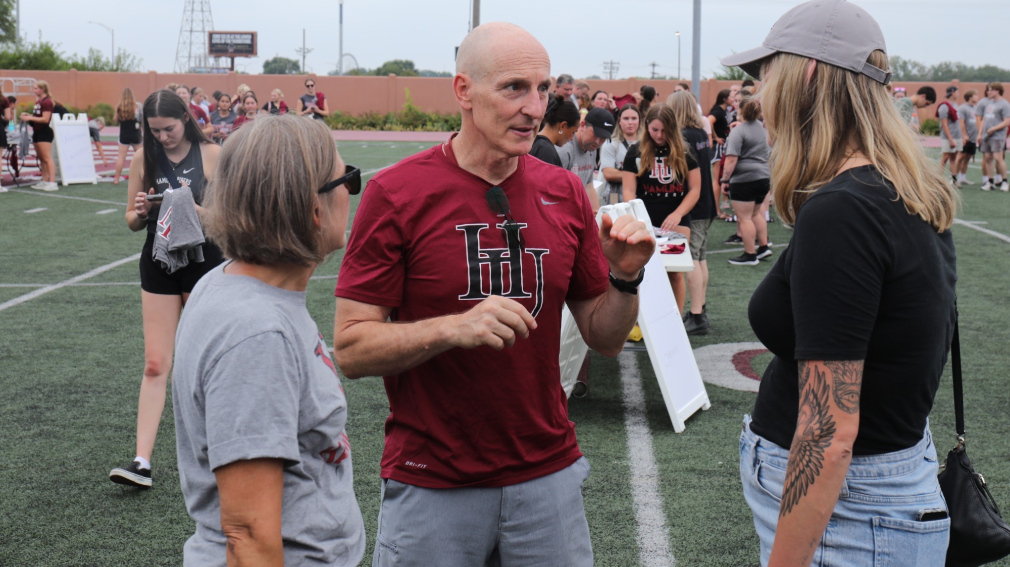 Coach Hartman, Student Athlete Kick Off 2024
