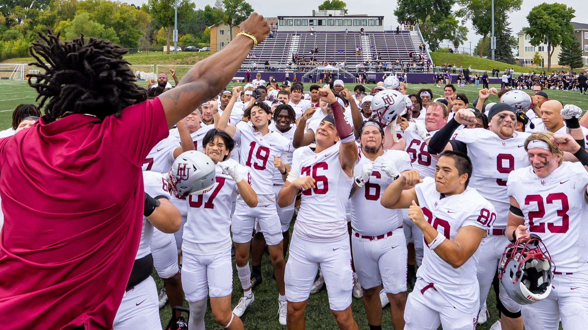 Piper Football Celebrates win over Crown 2026
