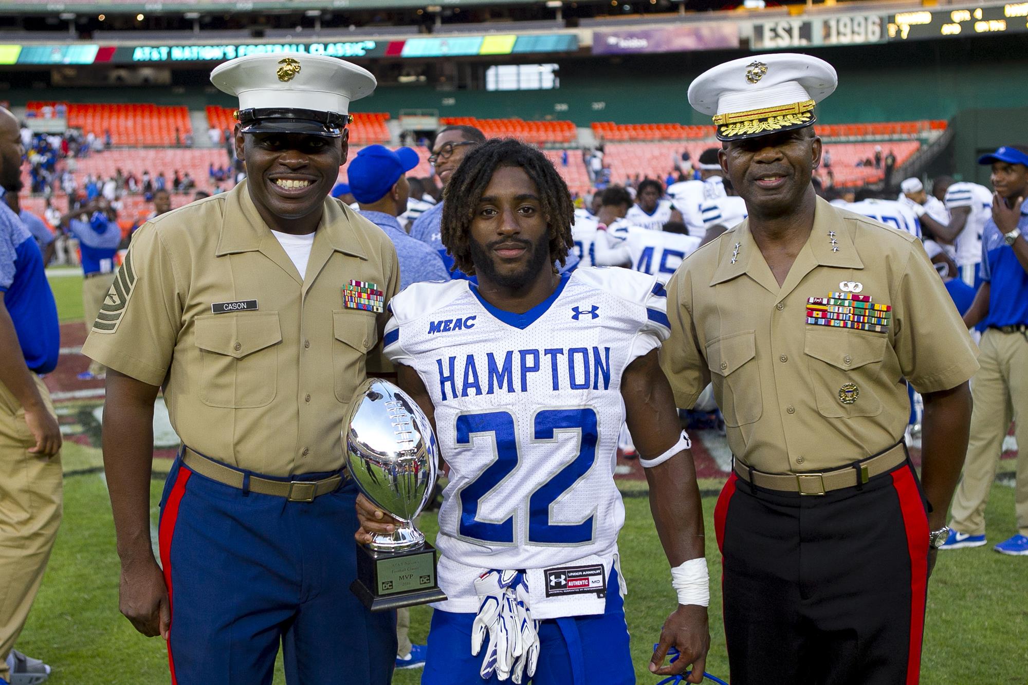 Yahkee Johnson Football Hampton University Athletics