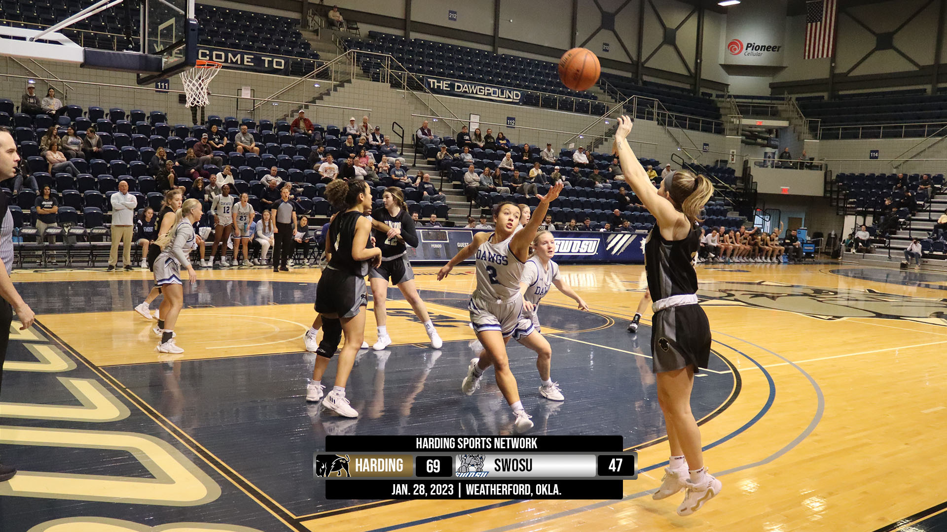 Harding Shackles Southwestern Oklahoma in 22Point Win Harding