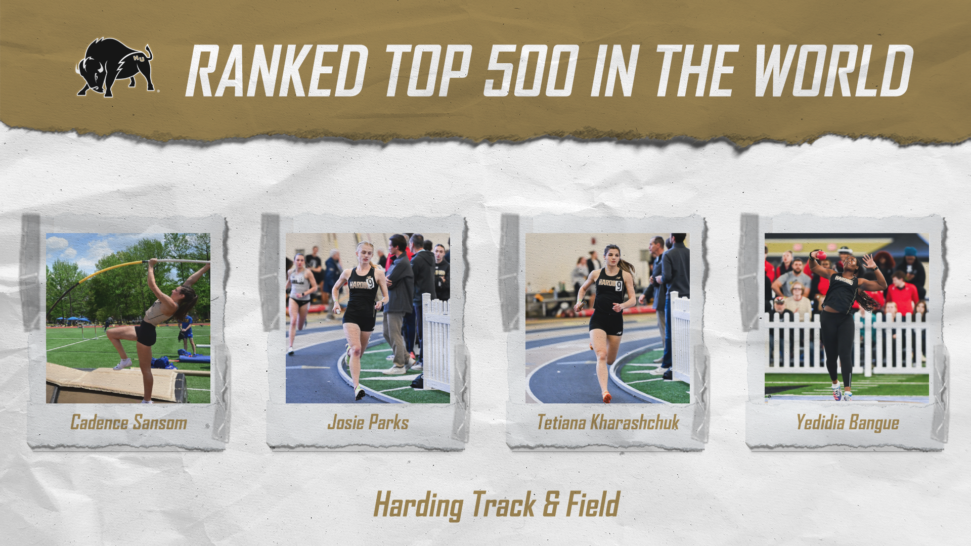 Harding women's track