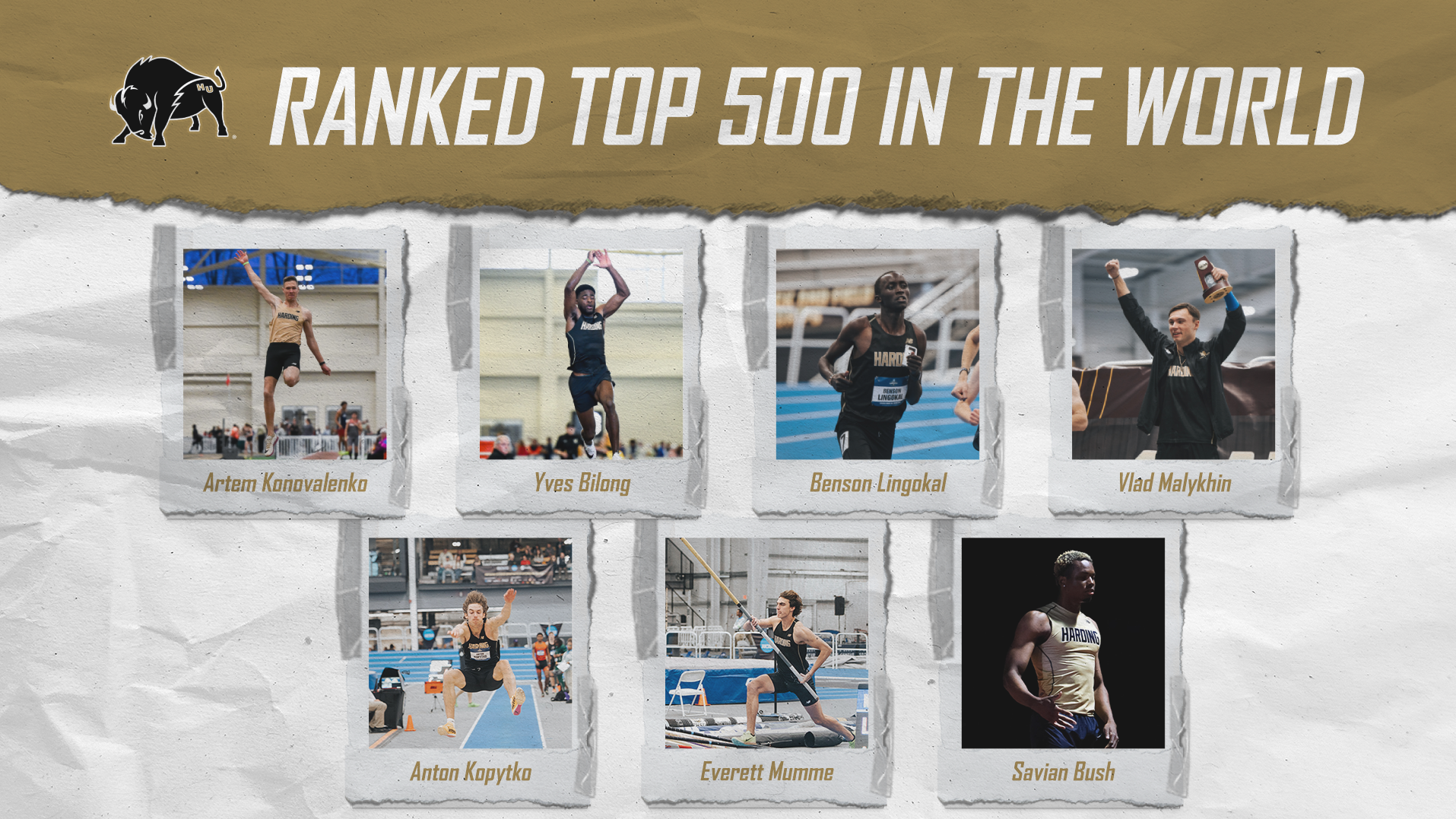 Harding men's track and field