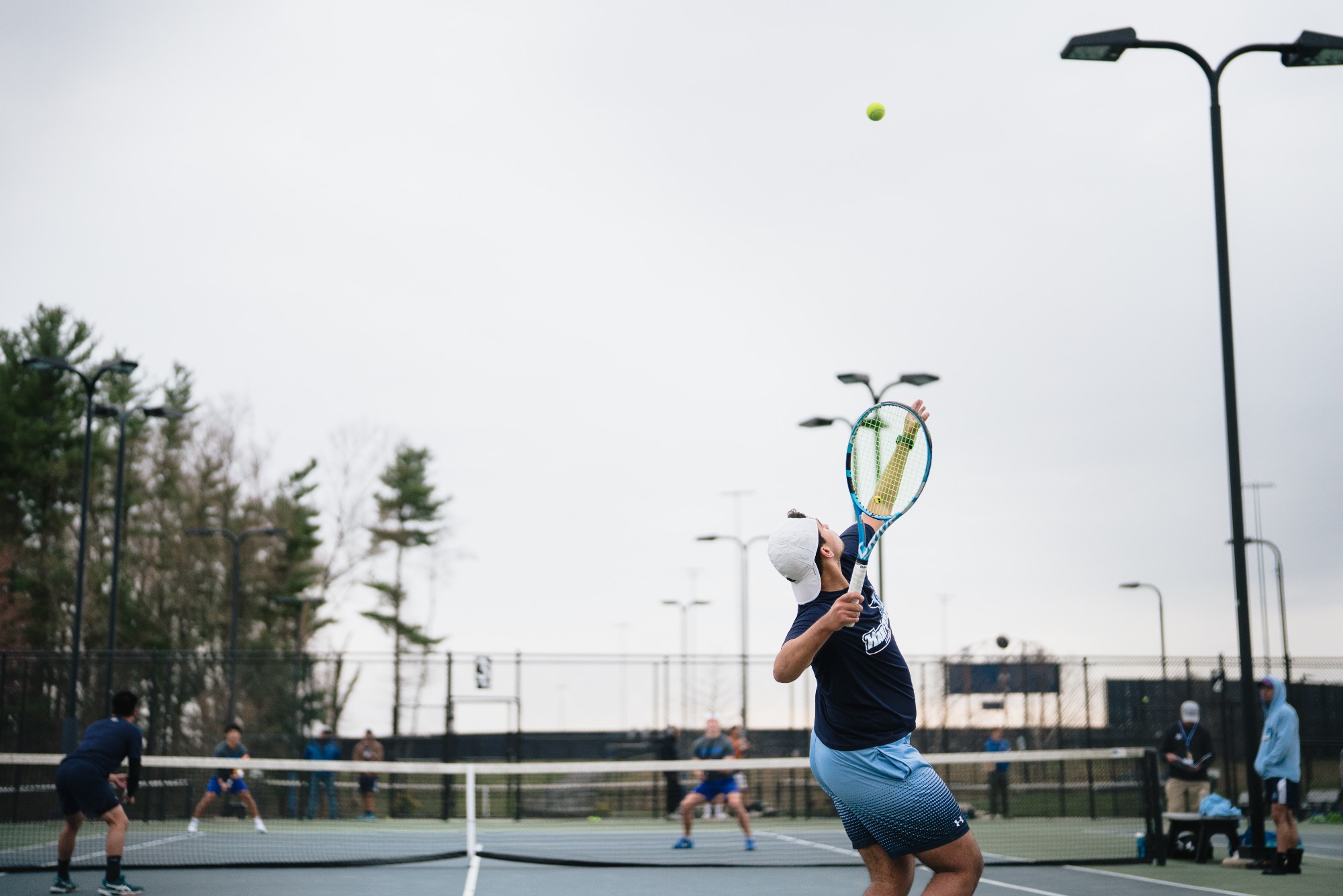 Harford Men's Tennis vs Rowan College of Gloucester County 3/28/25 @ Harford Tennis Complex