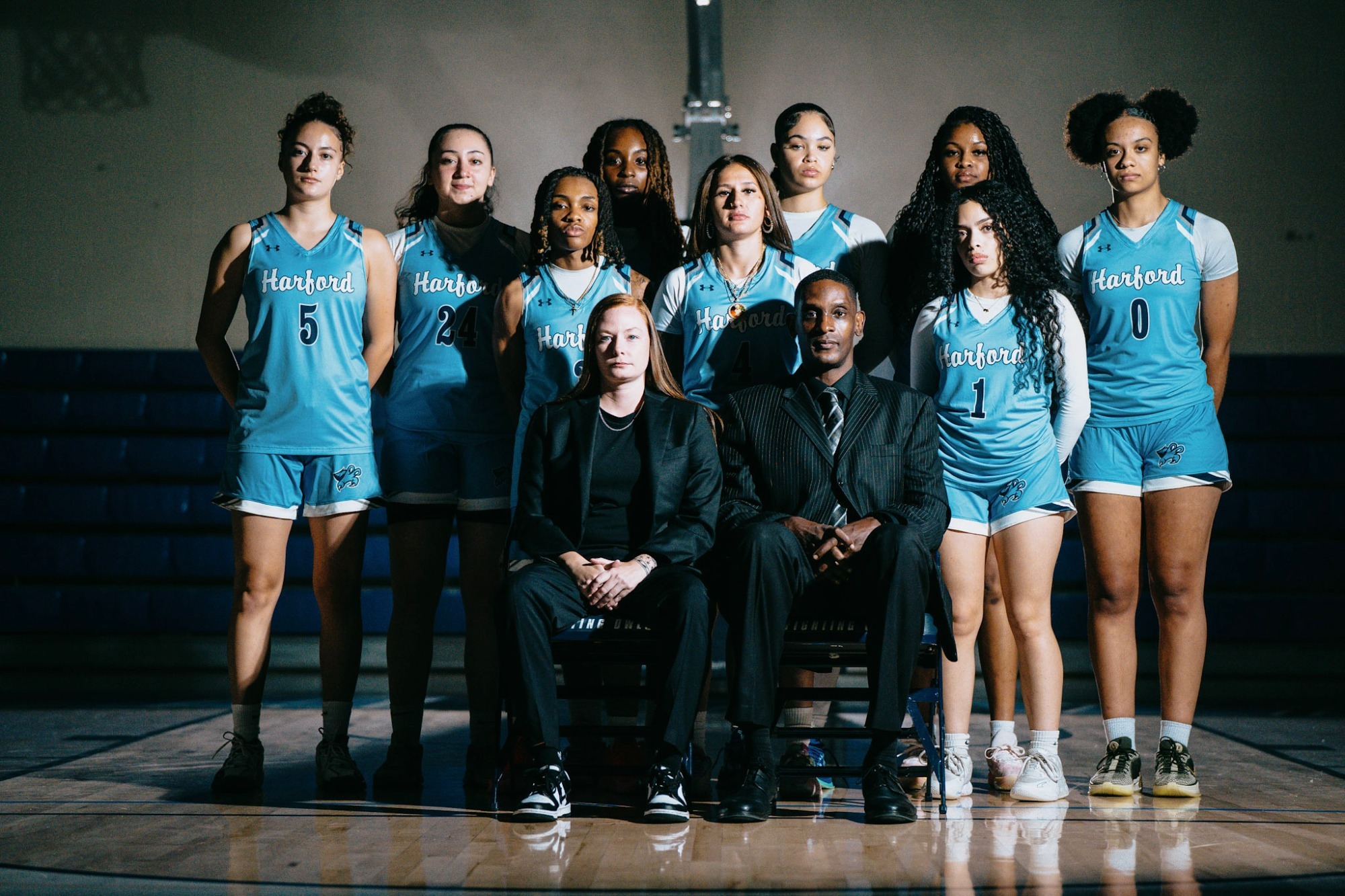 Harford Women's Basketball team photo