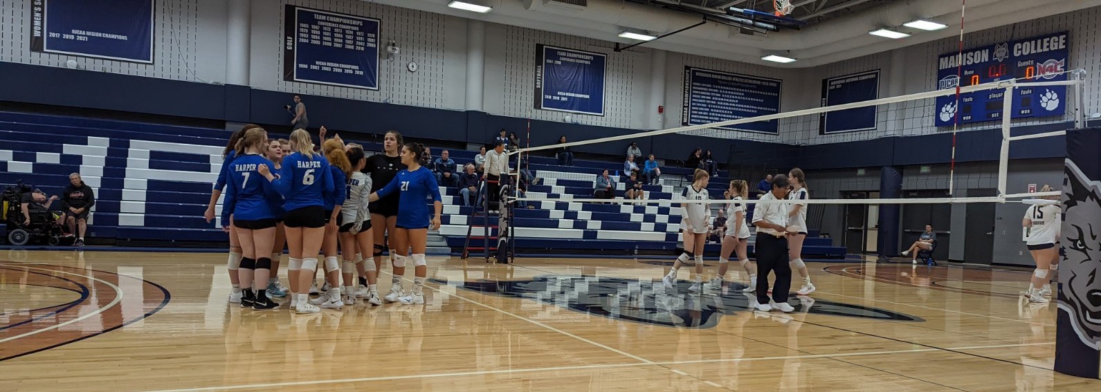Harper Volleyball lost to Madison College Harper College Athletics