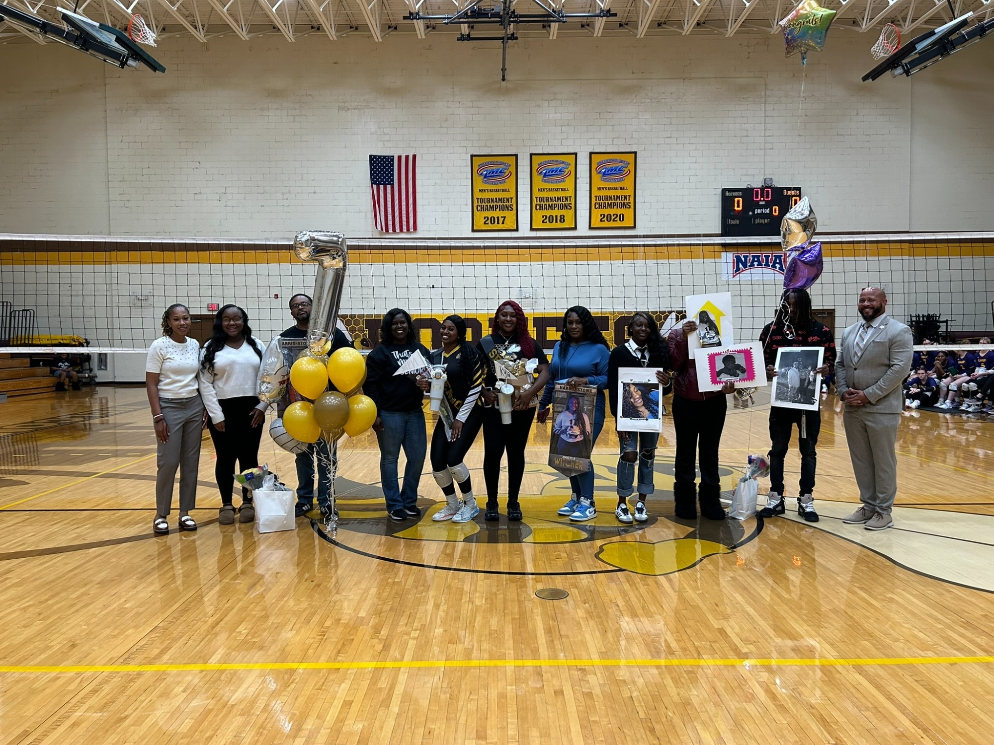 senior night volleyball