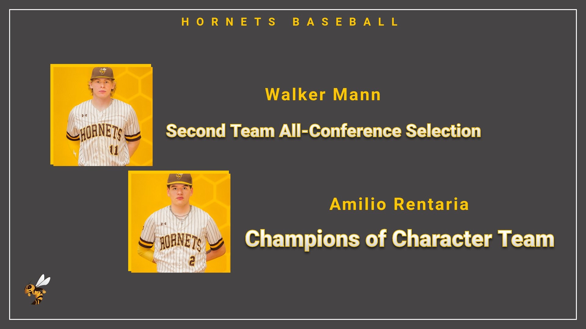 walked second team, amilio champions of character