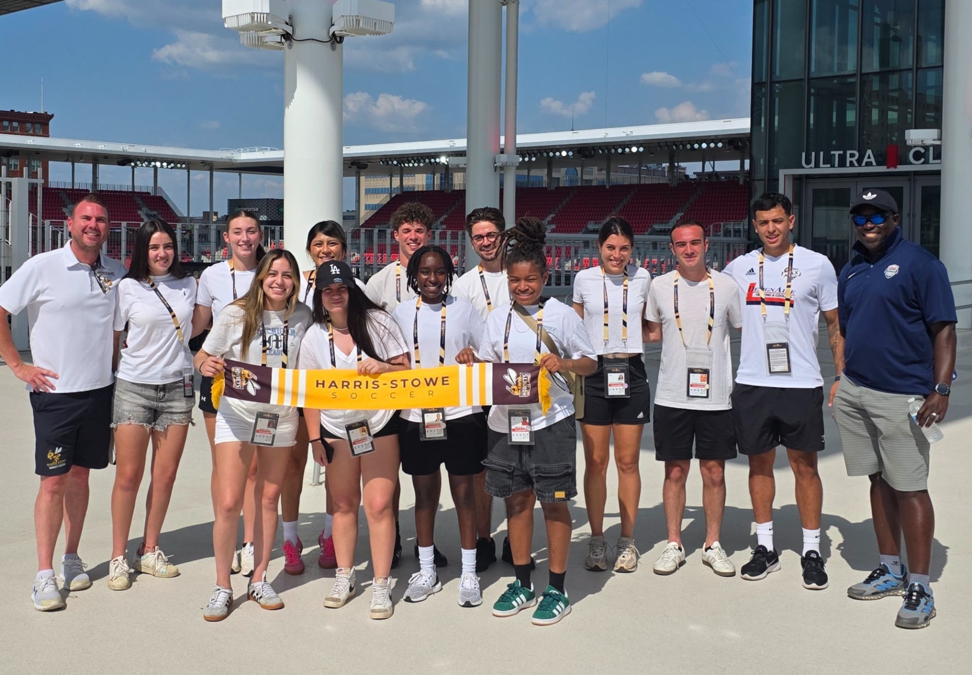 athletes at gold cup