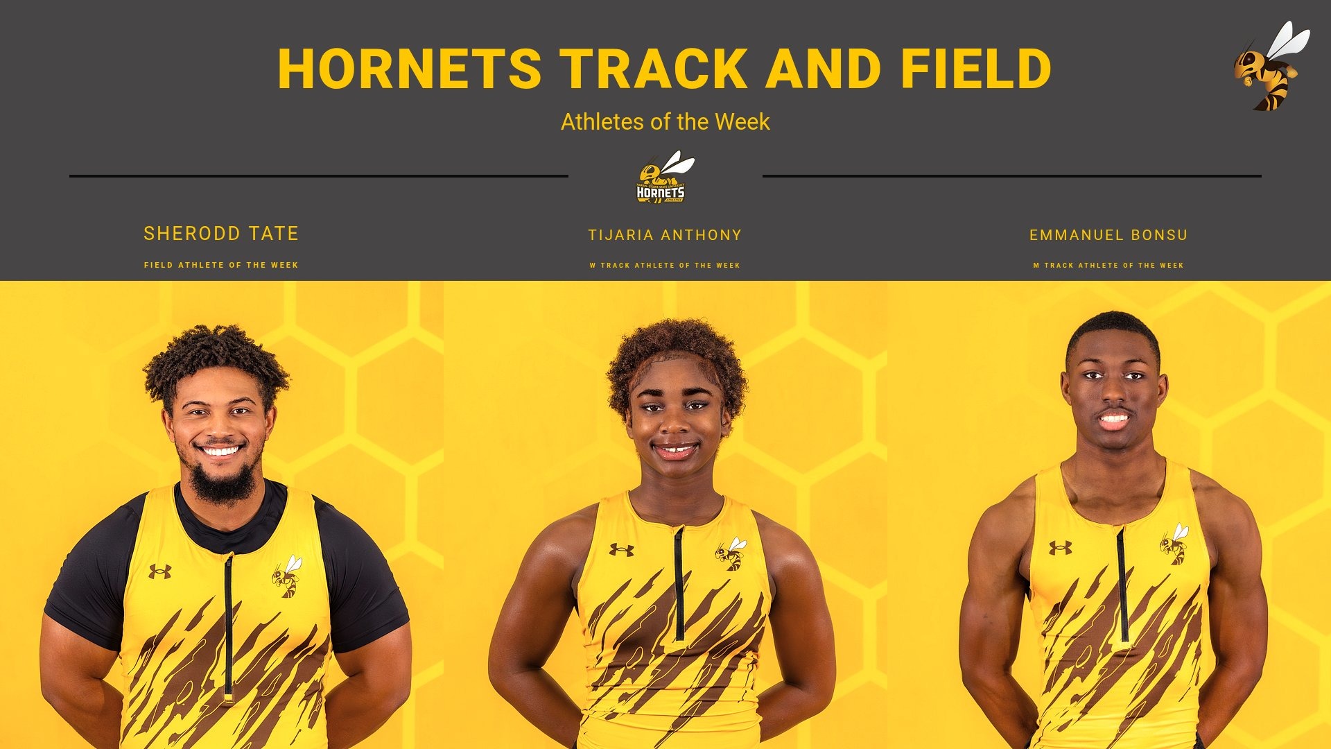 track athletes of the week